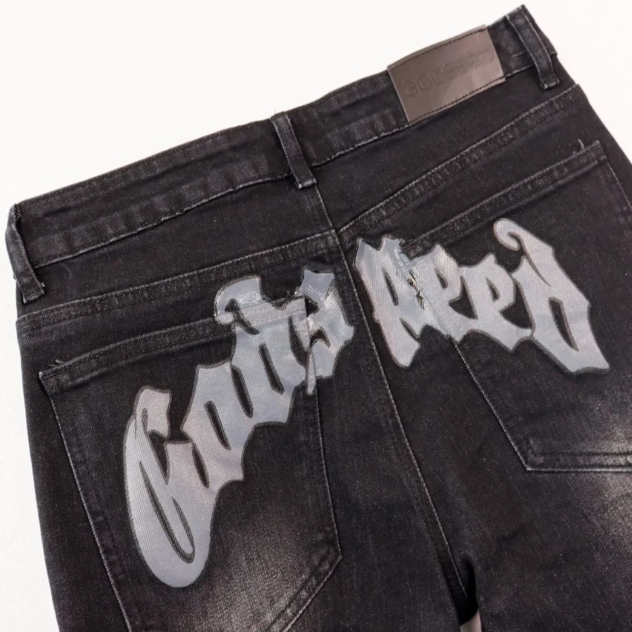 Godspeed Distressed Straight-Leg Jeans D13011857 — view 5
