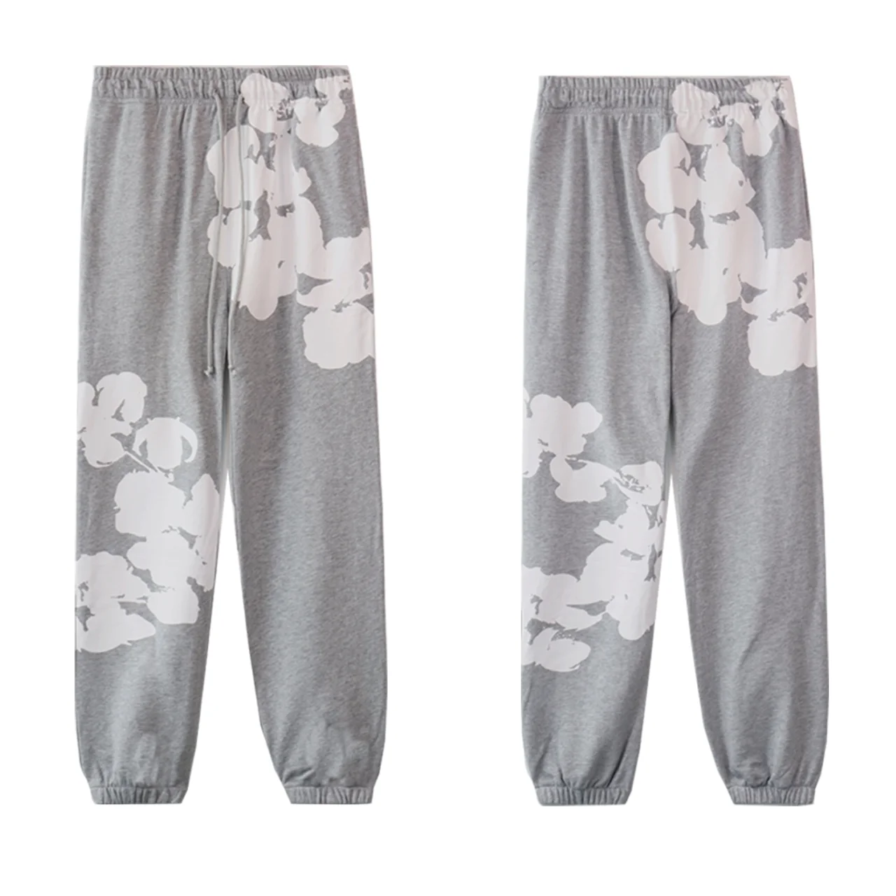 Cotton-Wreath Print Fleece Tracksuit D12211868 — view 4