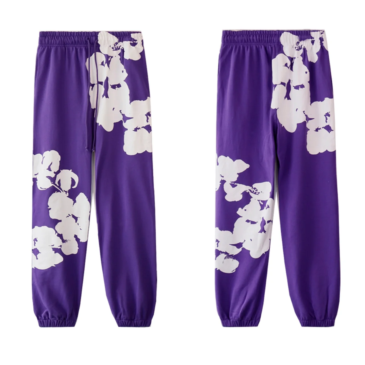 Cotton-Wreath Print Fleece Tracksuit D12211868 — view 6