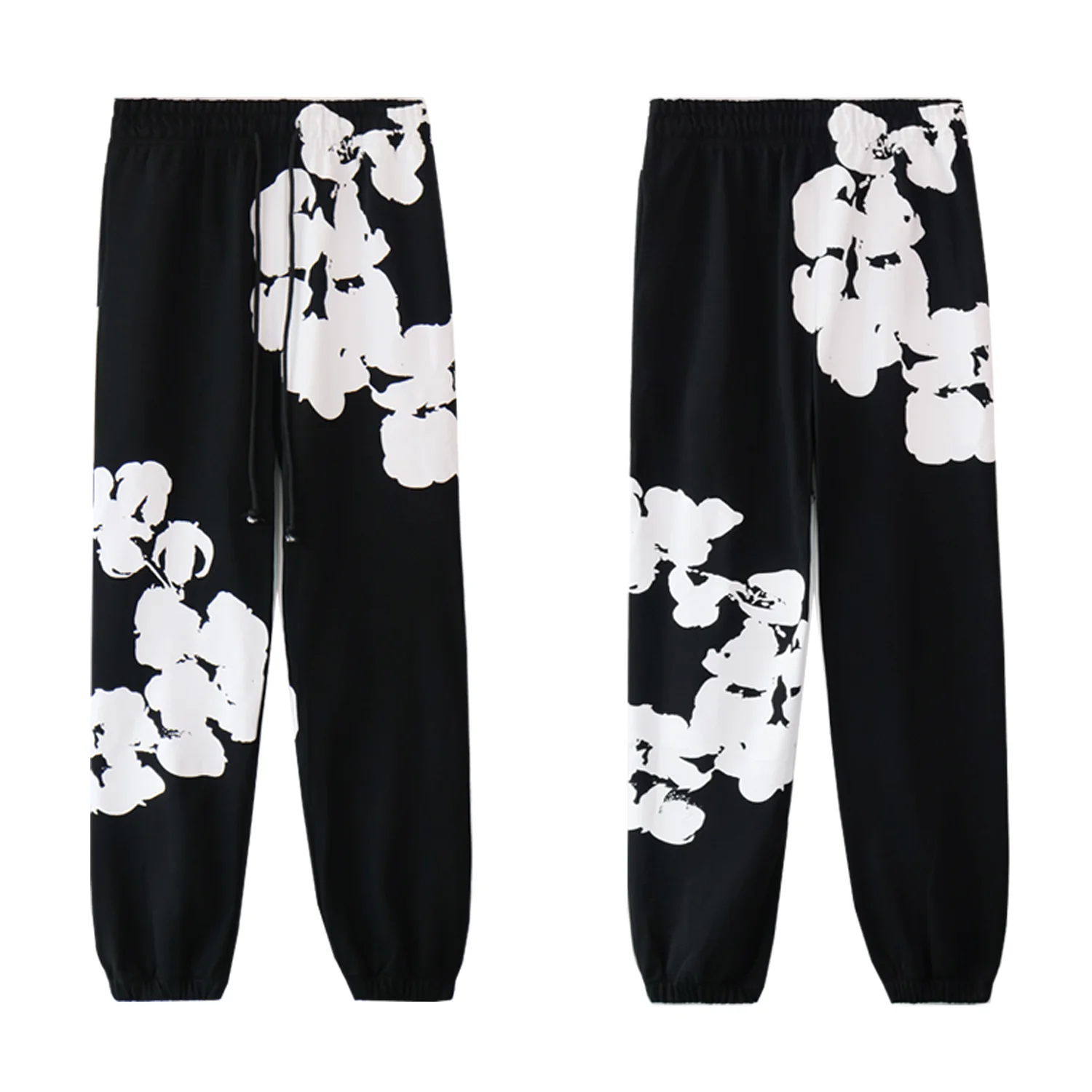 Cotton-Wreath Print Fleece Tracksuit D12211868 — view 7