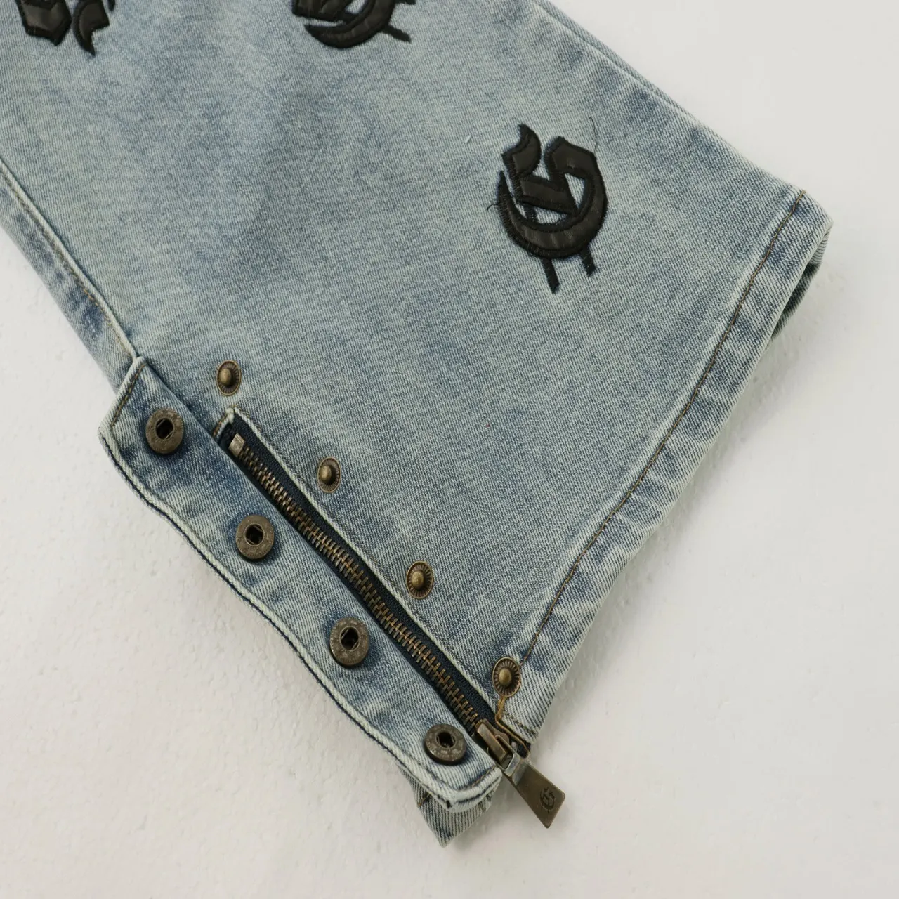 Godspeed Embroidered Flared Denim Jeans D14811854 — view 7