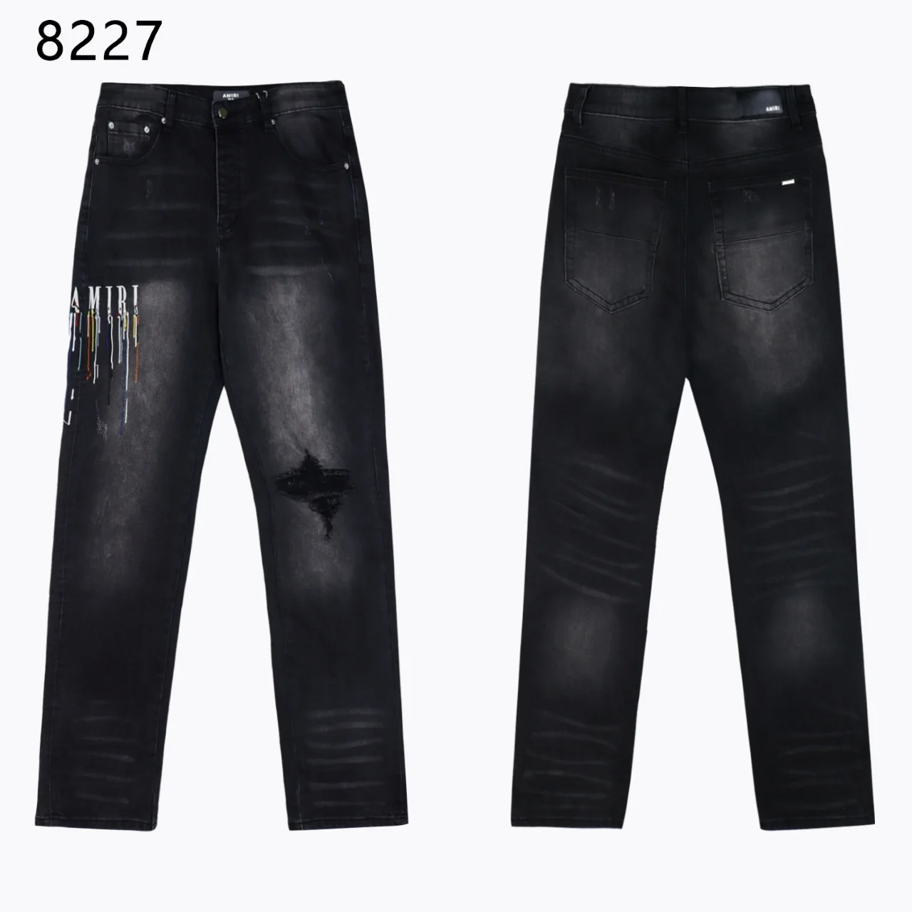 Sinners Distressed Slim-Fit Stretch Jeans D13811805