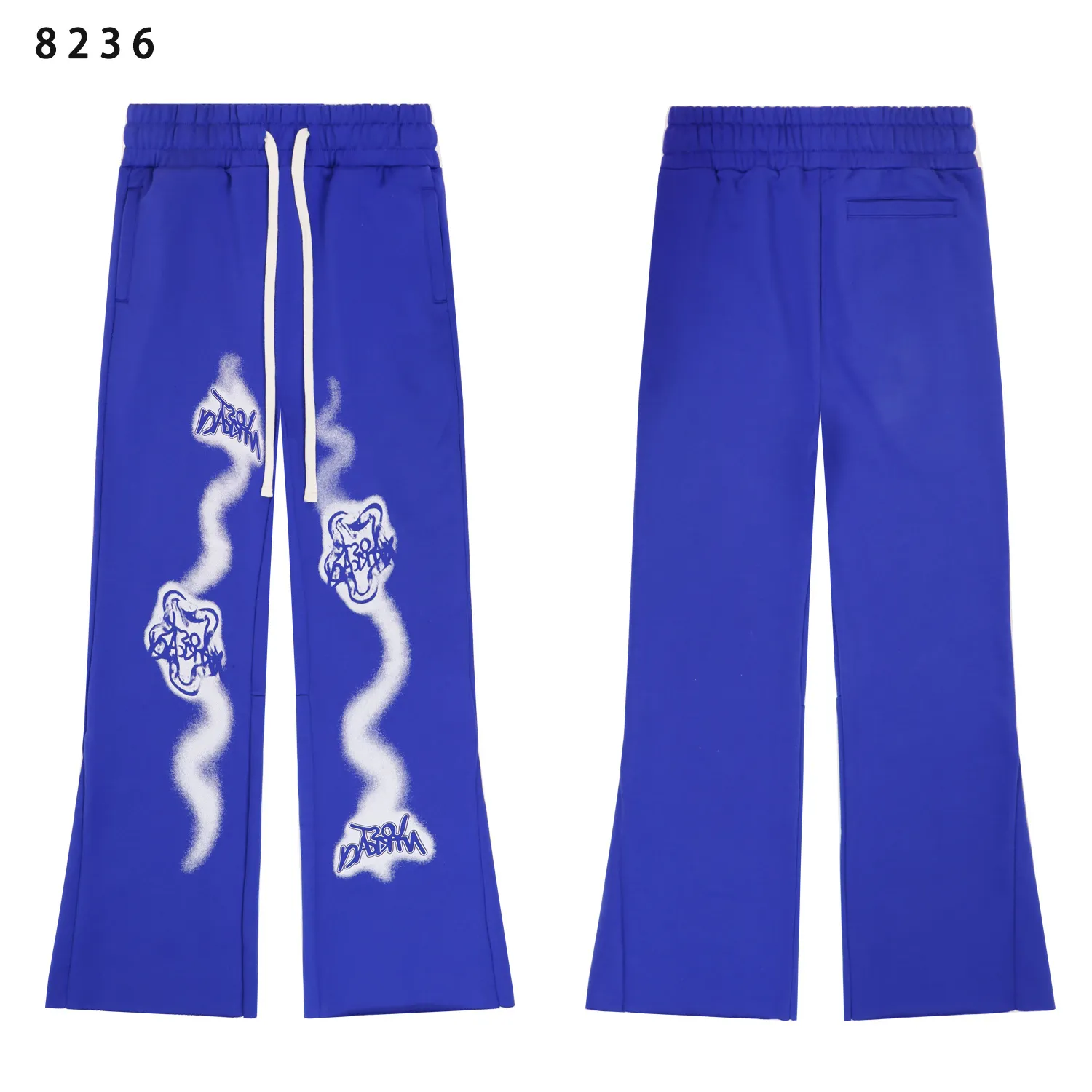 Graphic Print Flared Sweatpants D11811810 — view 2