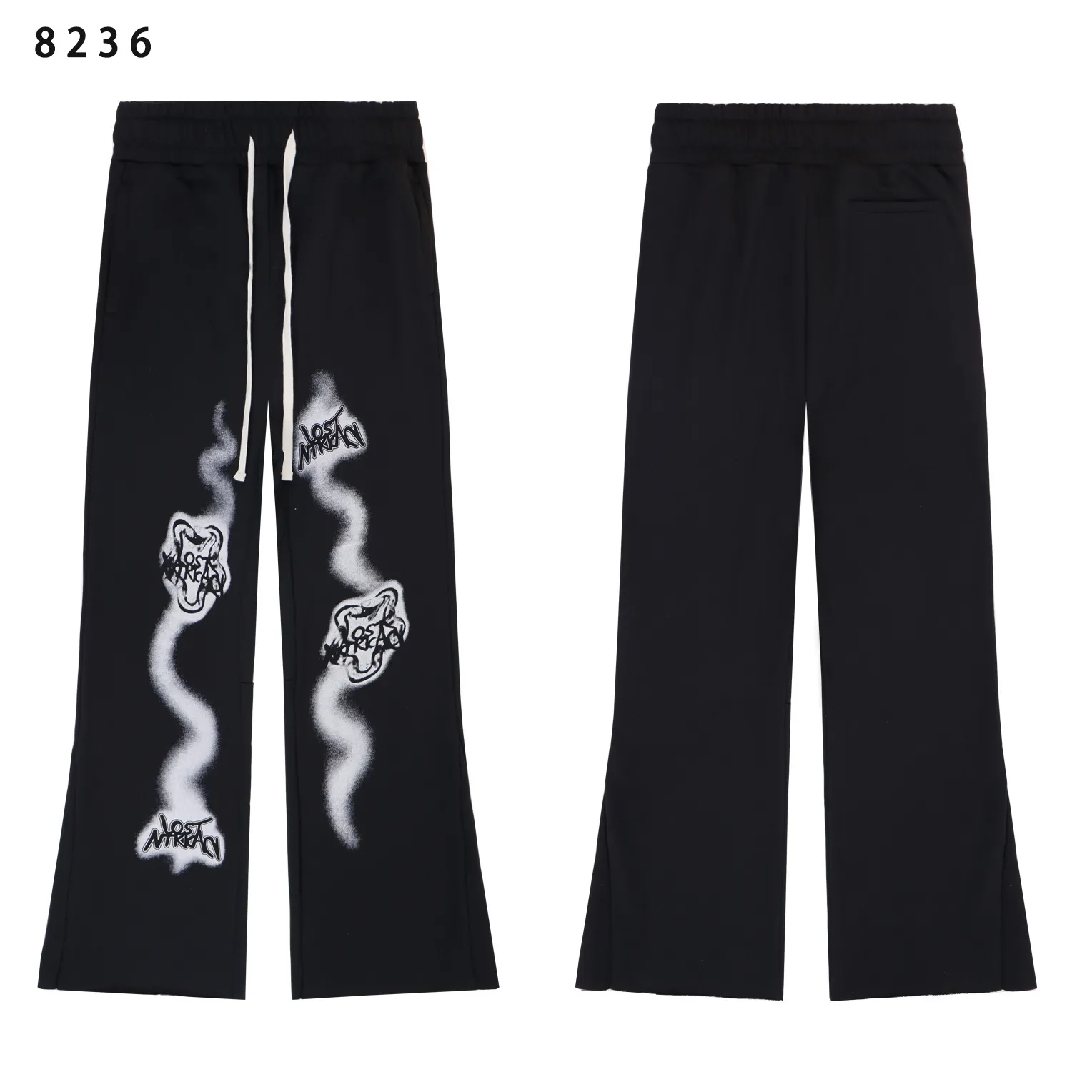 Graphic Print Flared Sweatpants D11811810 — view 3