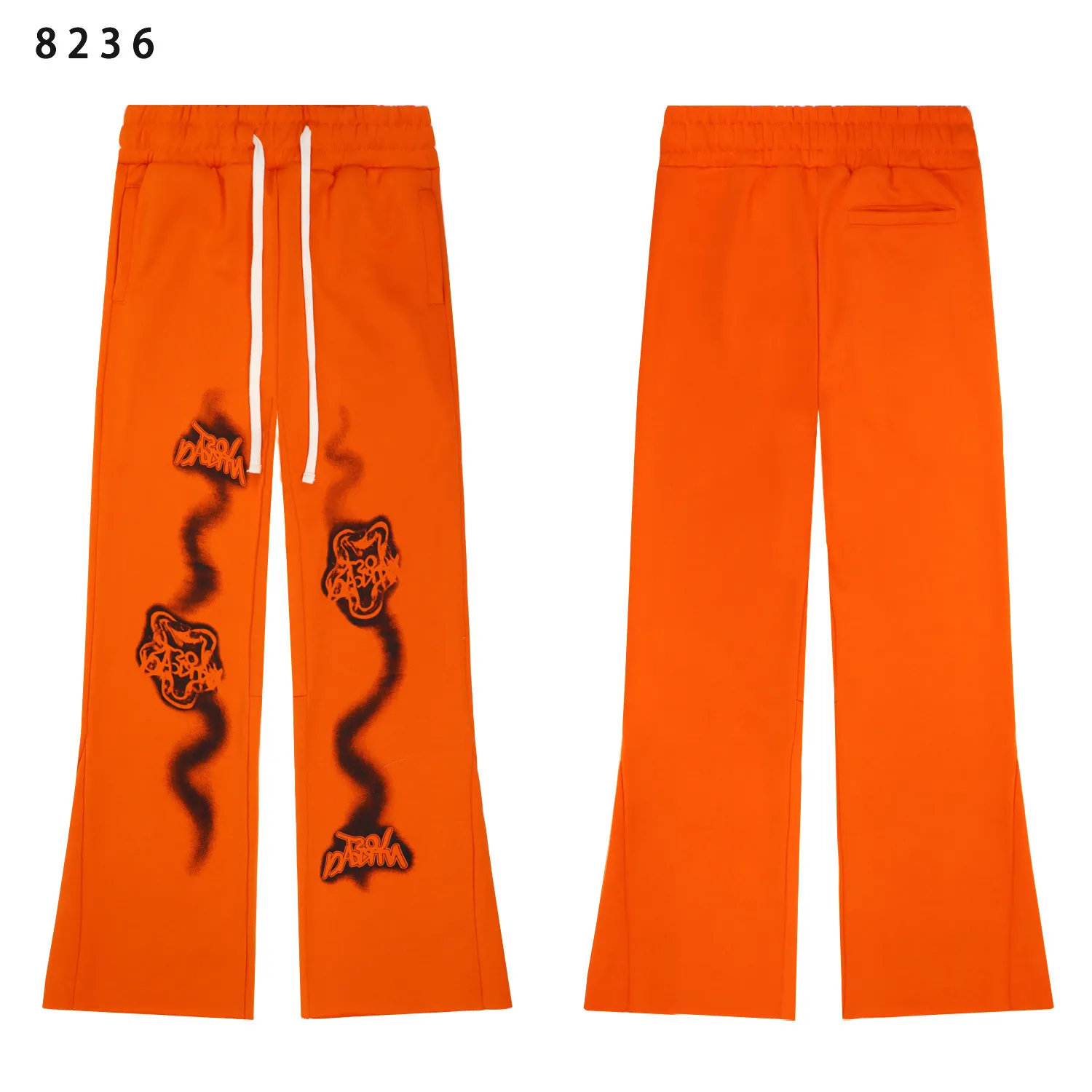 Graphic Print Flared Sweatpants D11811810 — view 5