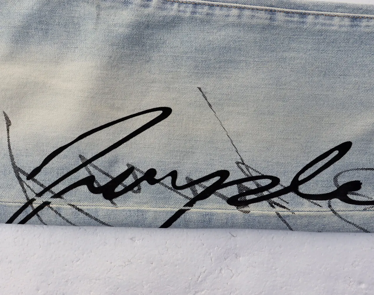 Sinners Print Distressed Slim-Fit Jeans D12811845 — view 3