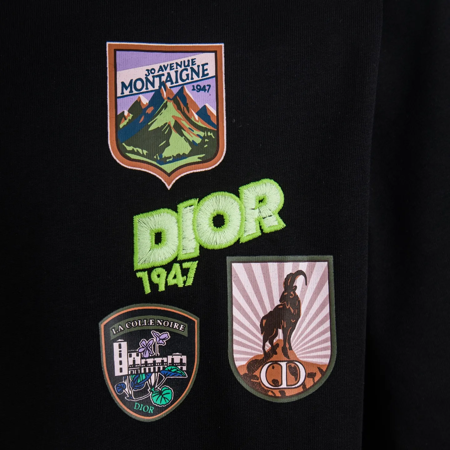 Lifestyle Patch Embroidered Cotton T-Shirt D11912314 — view 5