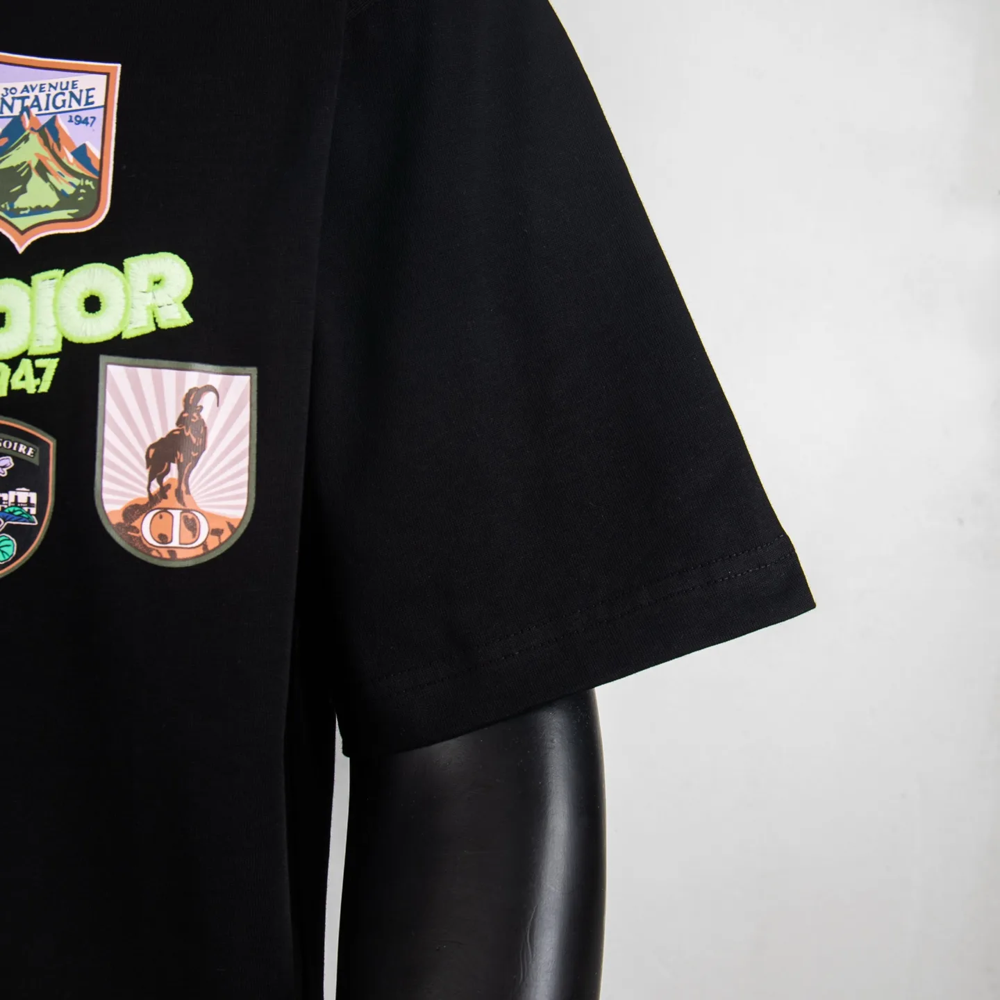 Lifestyle Patch Embroidered Cotton T-Shirt D11912314 — view 6