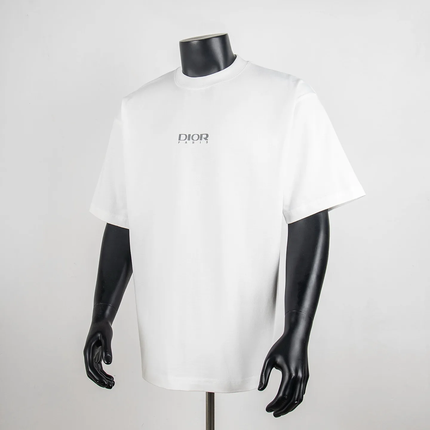 Reflective Logo Print Cotton T-Shirt D11512313