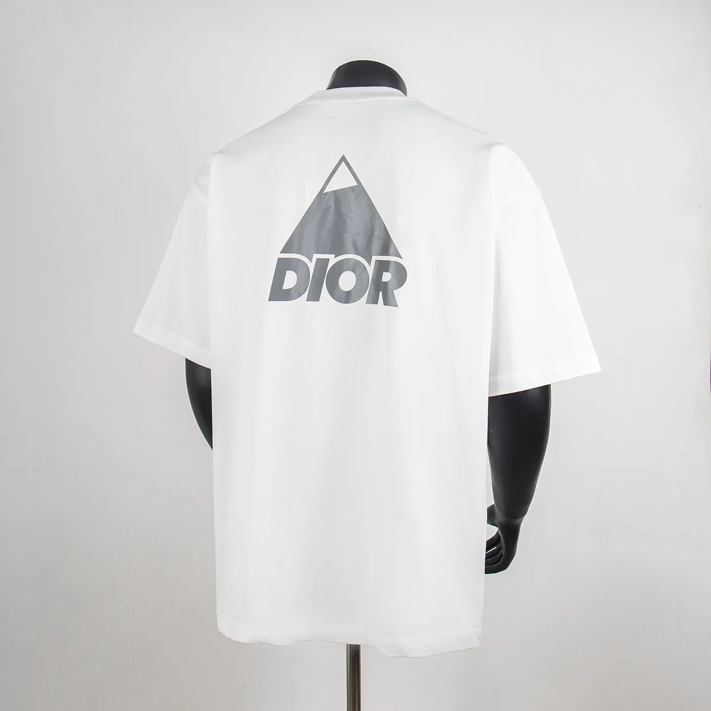 Reflective Logo Print Cotton T-Shirt D11512313 — view 2