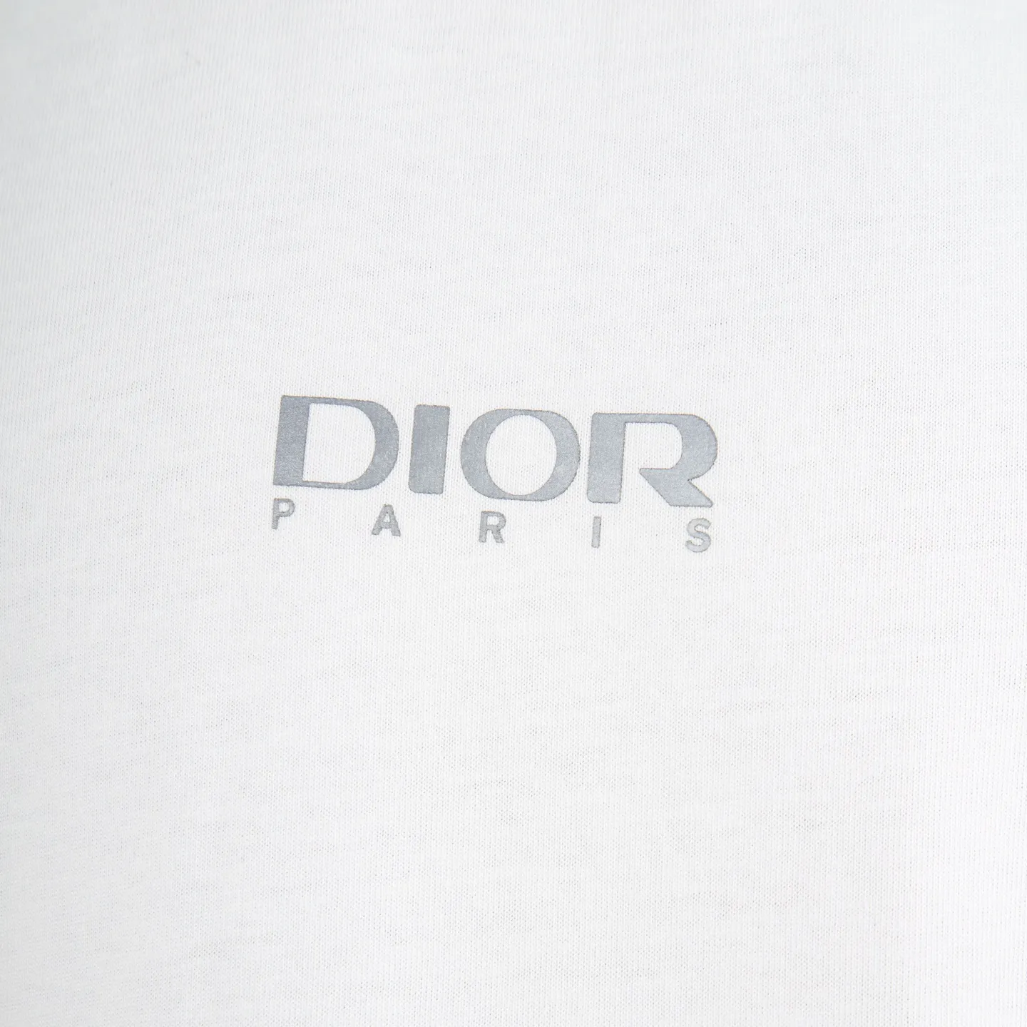 Reflective Logo Print Cotton T-Shirt D11512313 — view 4