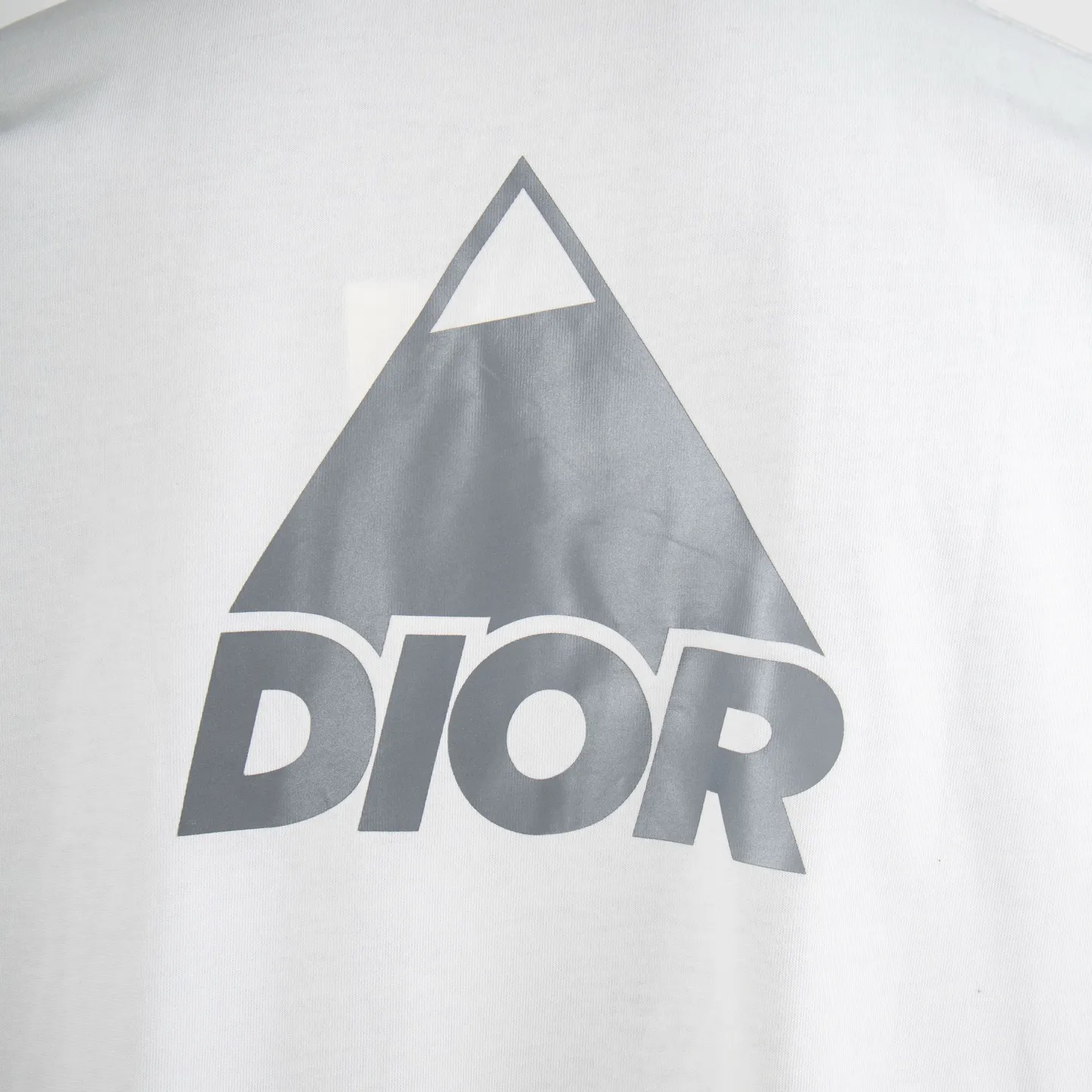 Reflective Logo Print Cotton T-Shirt D11512313 — view 5