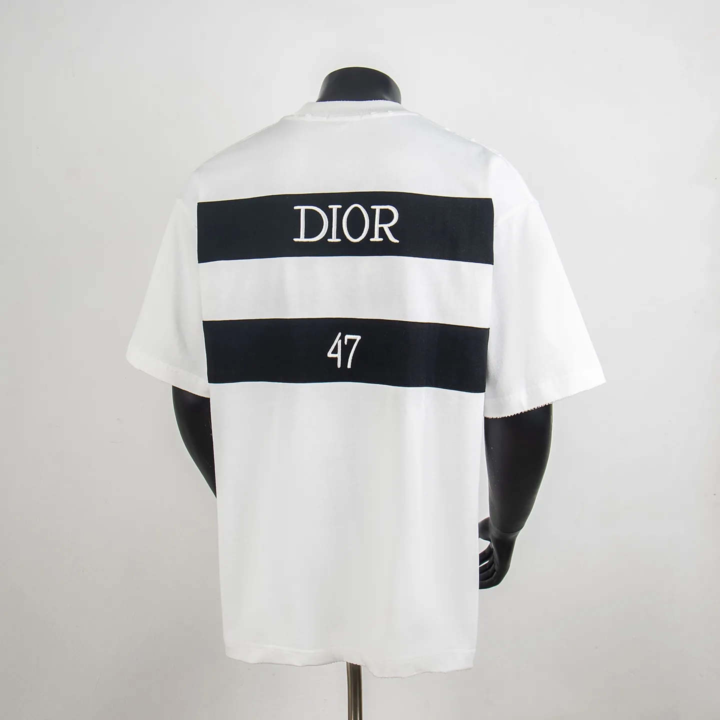 Dior 47 Embroidered Cotton T-Shirt D12512311 — view 2
