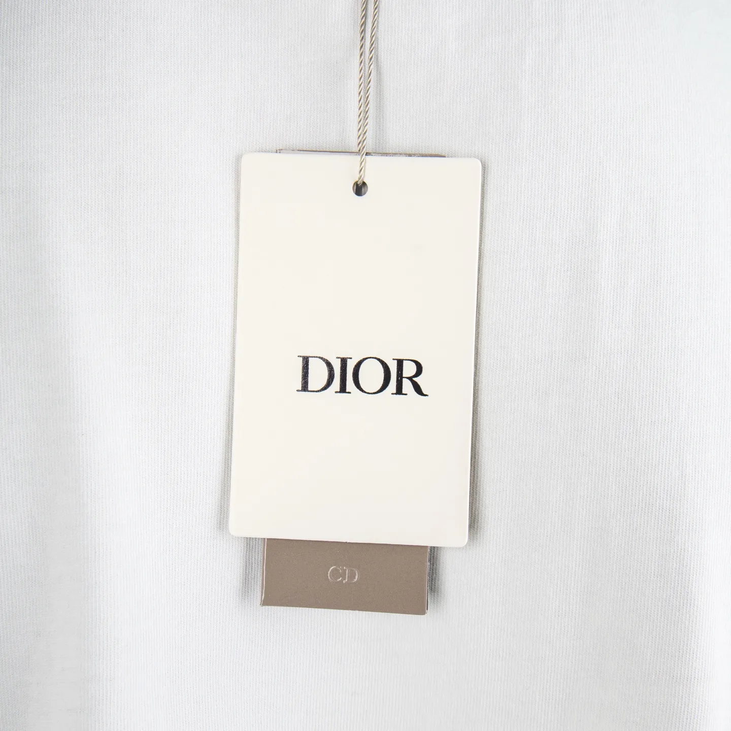Logo Appliqué Distressed Cotton T-Shirt D12512306 — view 7