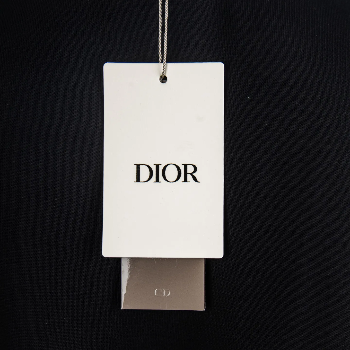 Distressed Logo Embroidered Cotton T-Shirt D11912304 — view 7