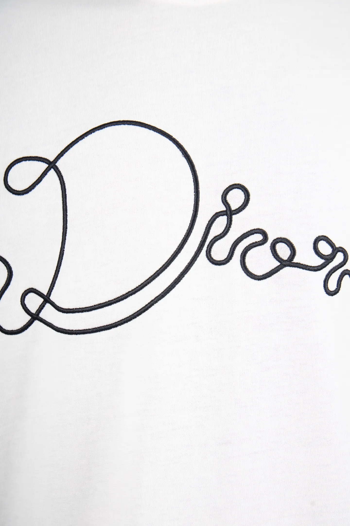 Embroidered Logo Cotton T-Shirt D11912273 — view 5