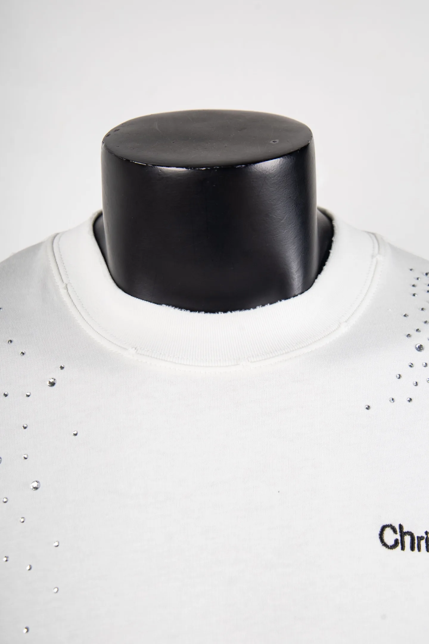 Embellished Logo Cotton T-Shirt D12512275 — view 3