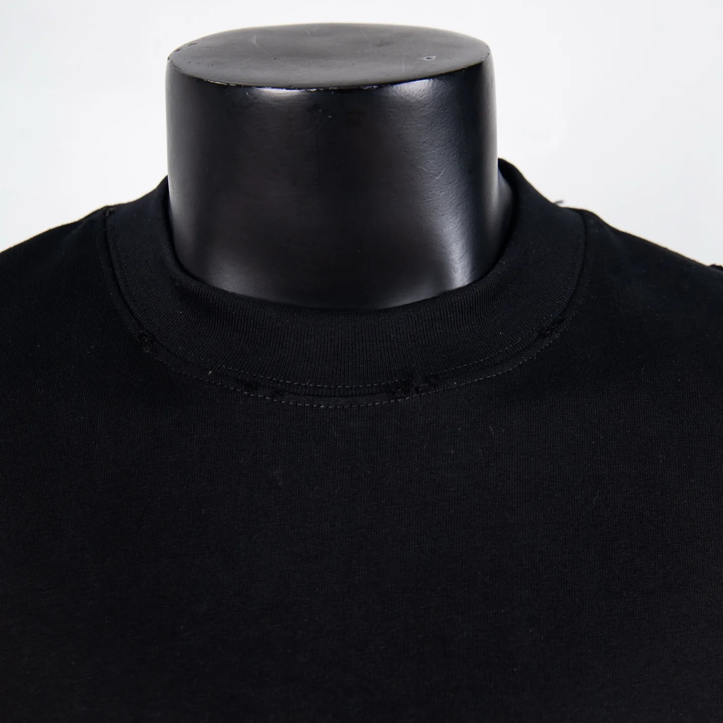 Logo Print Distressed Cotton T-Shirt D11912293 — view 3