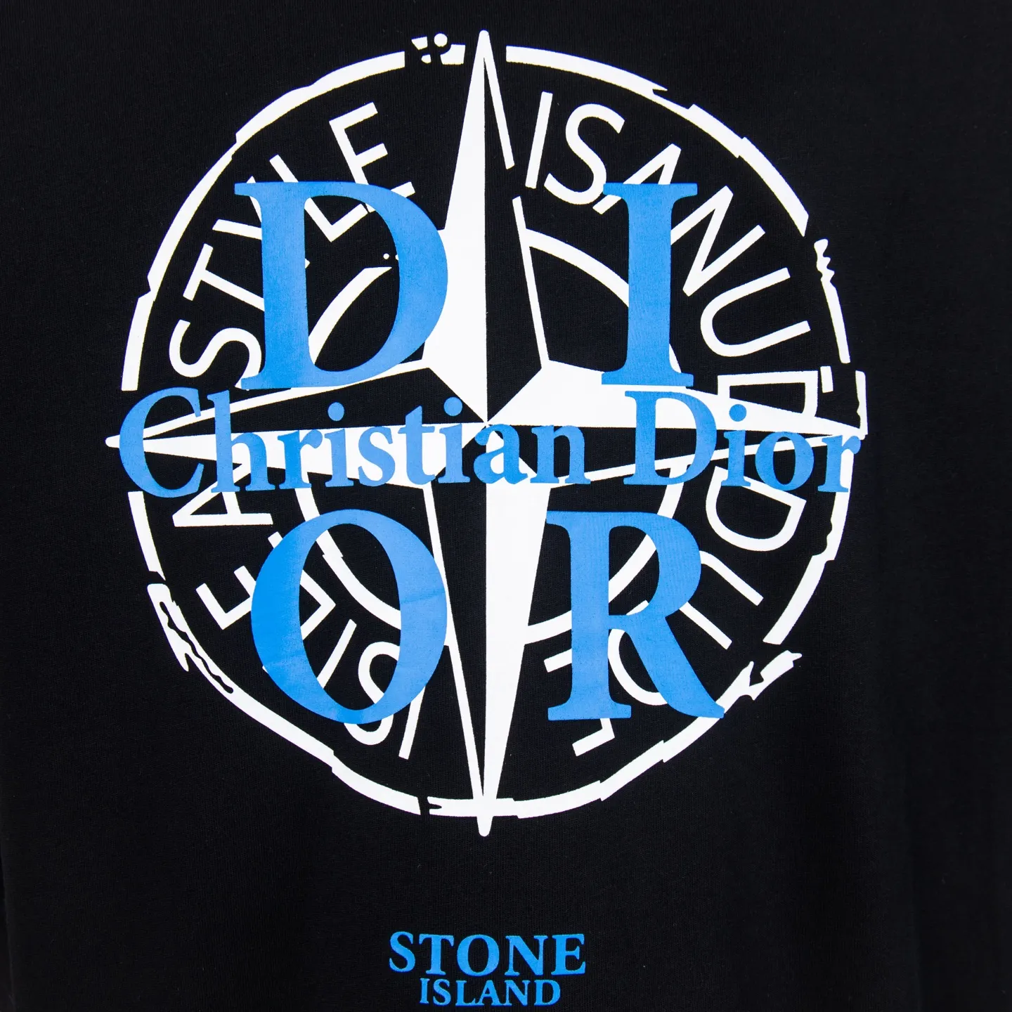 Logo Print Distressed Cotton T-Shirt D11912293 — view 6