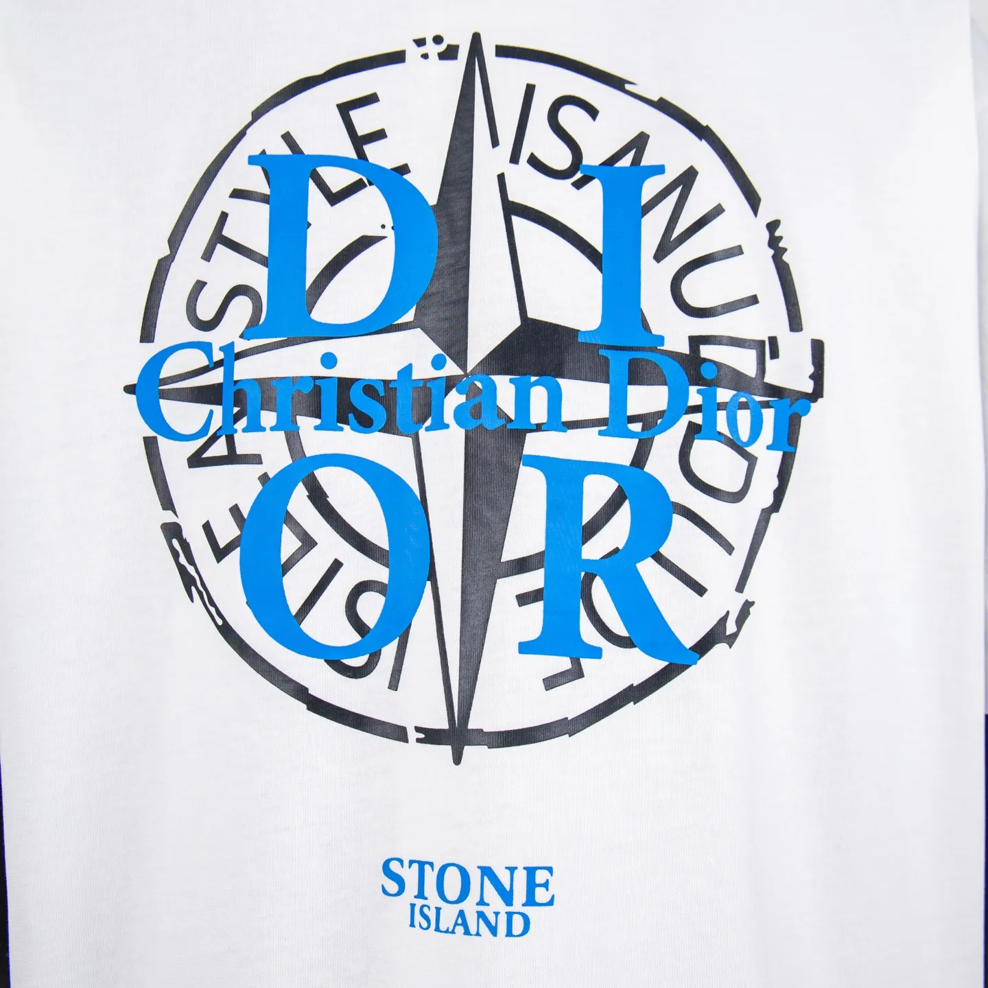 Logo Print Distressed Cotton T-Shirt D11912292 — view 6