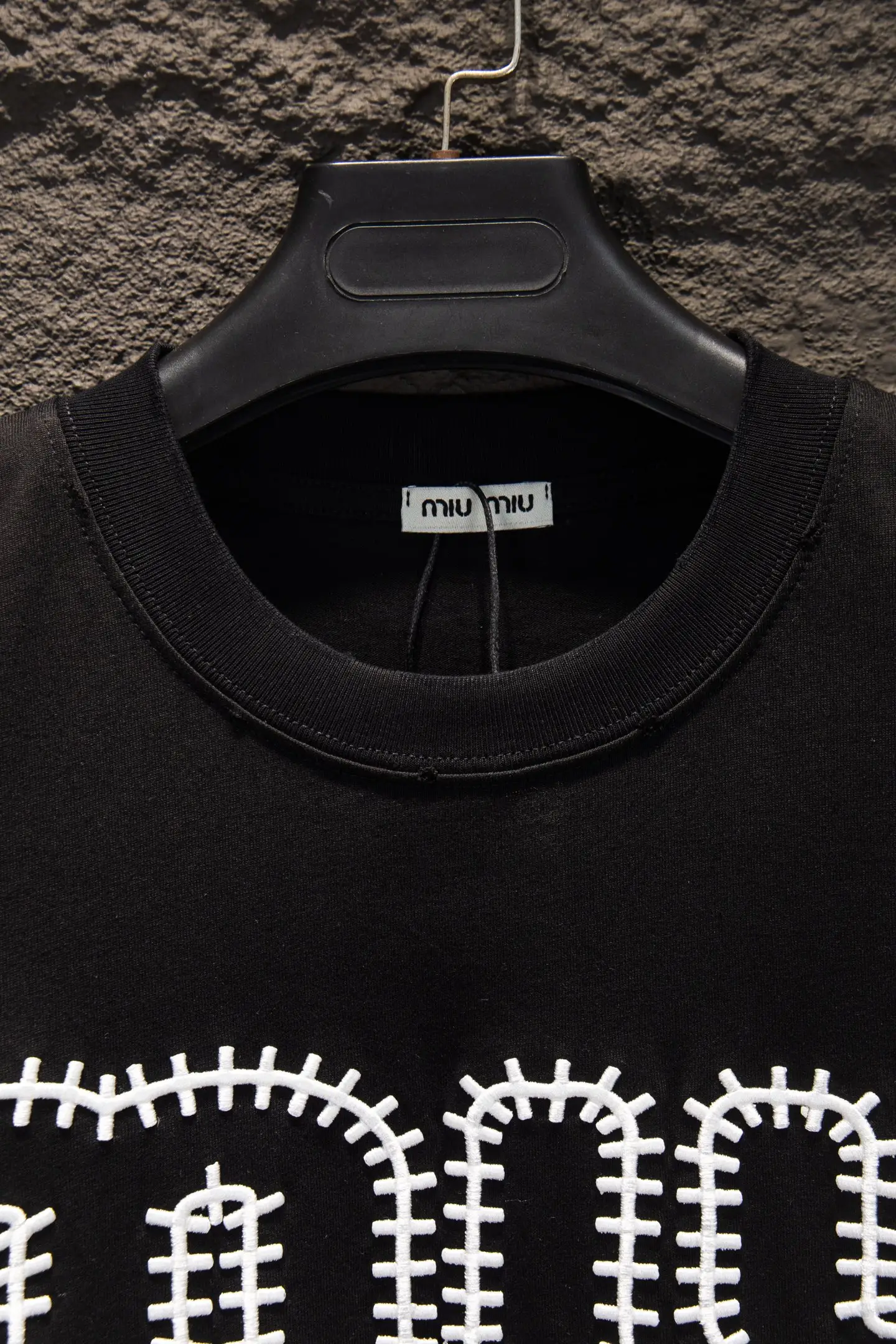 Embroidered Logo Oversized Cotton T-Shirt D12915064 — view 3