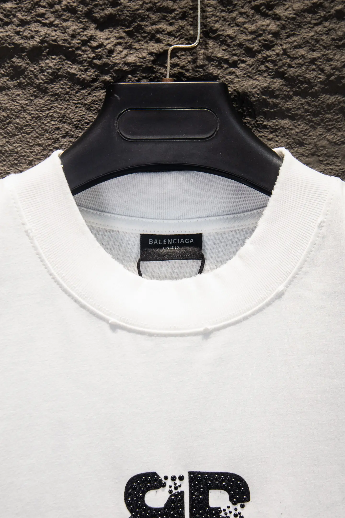 Distressed Embellished Oversized T-Shirt D12514990 — view 3