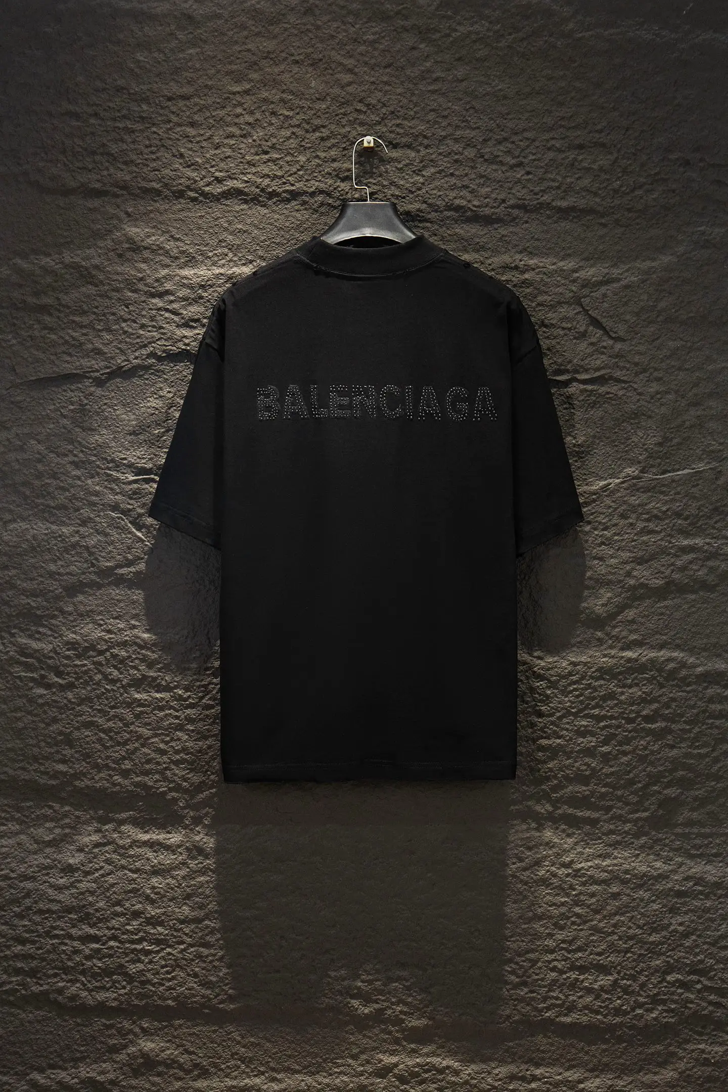 Embellished Logo Oversized Cotton T-Shirt D12514991 — view 2