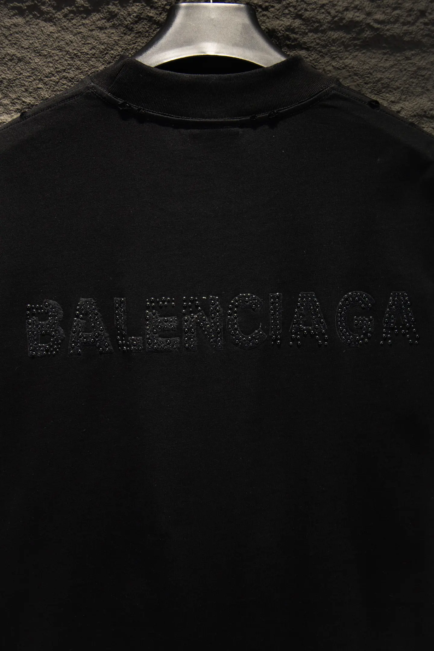 Embellished Logo Oversized Cotton T-Shirt D12514991 — view 5