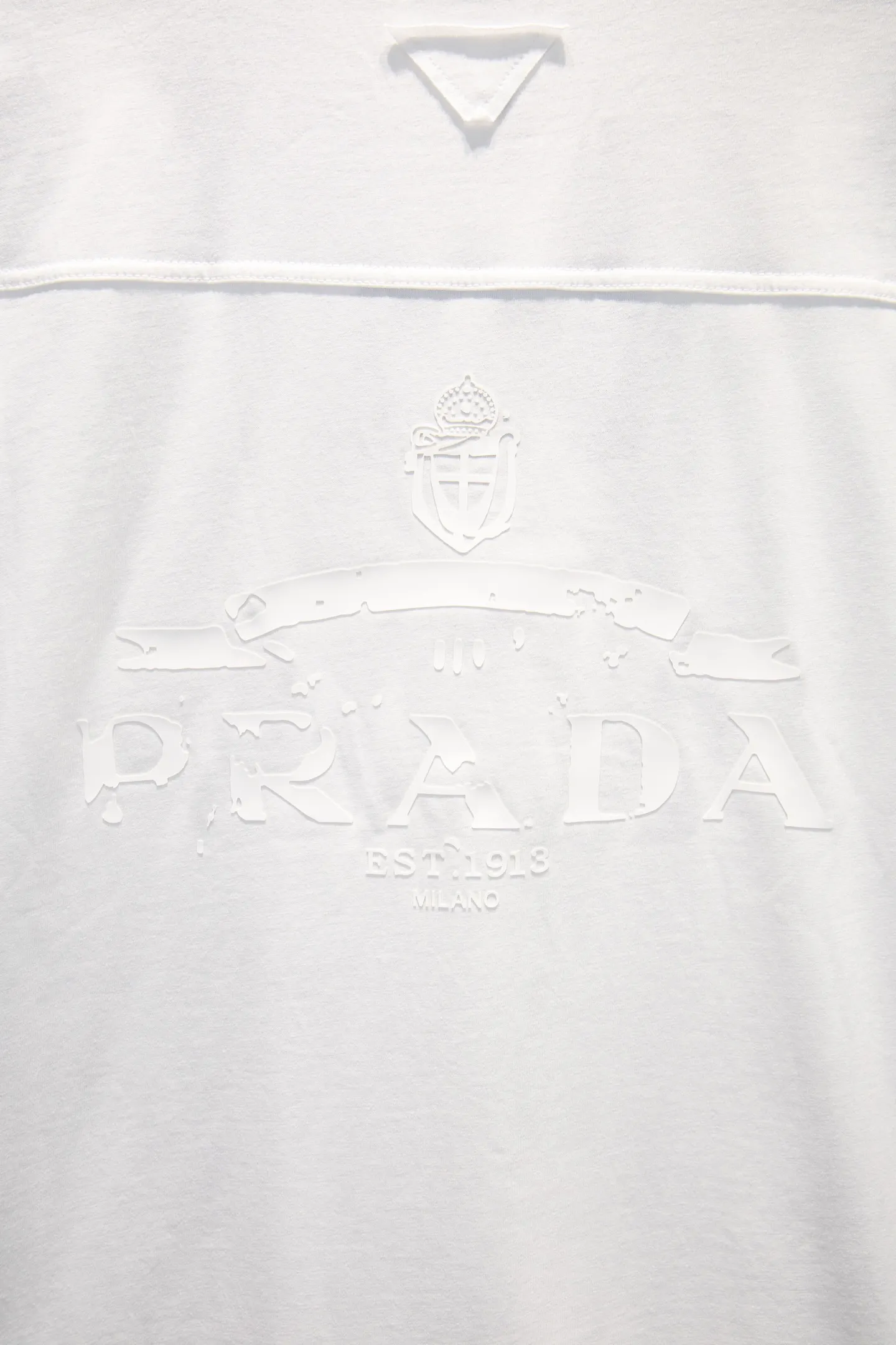 Logo-Appliqué Oversized Cotton T-Shirt D12915073 — view 5