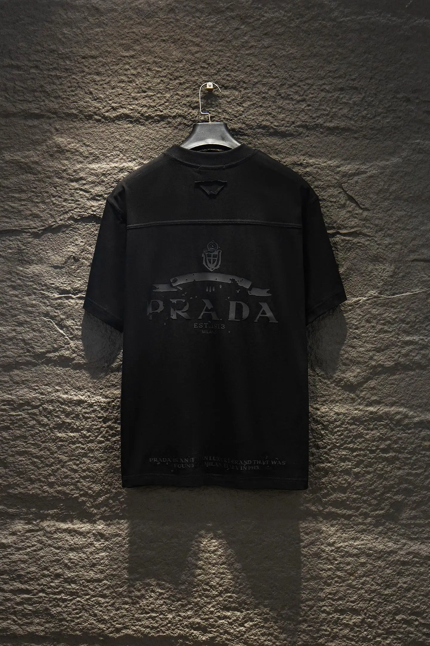 Logo-Print Panelled Cotton-Blend T-Shirt D12915074