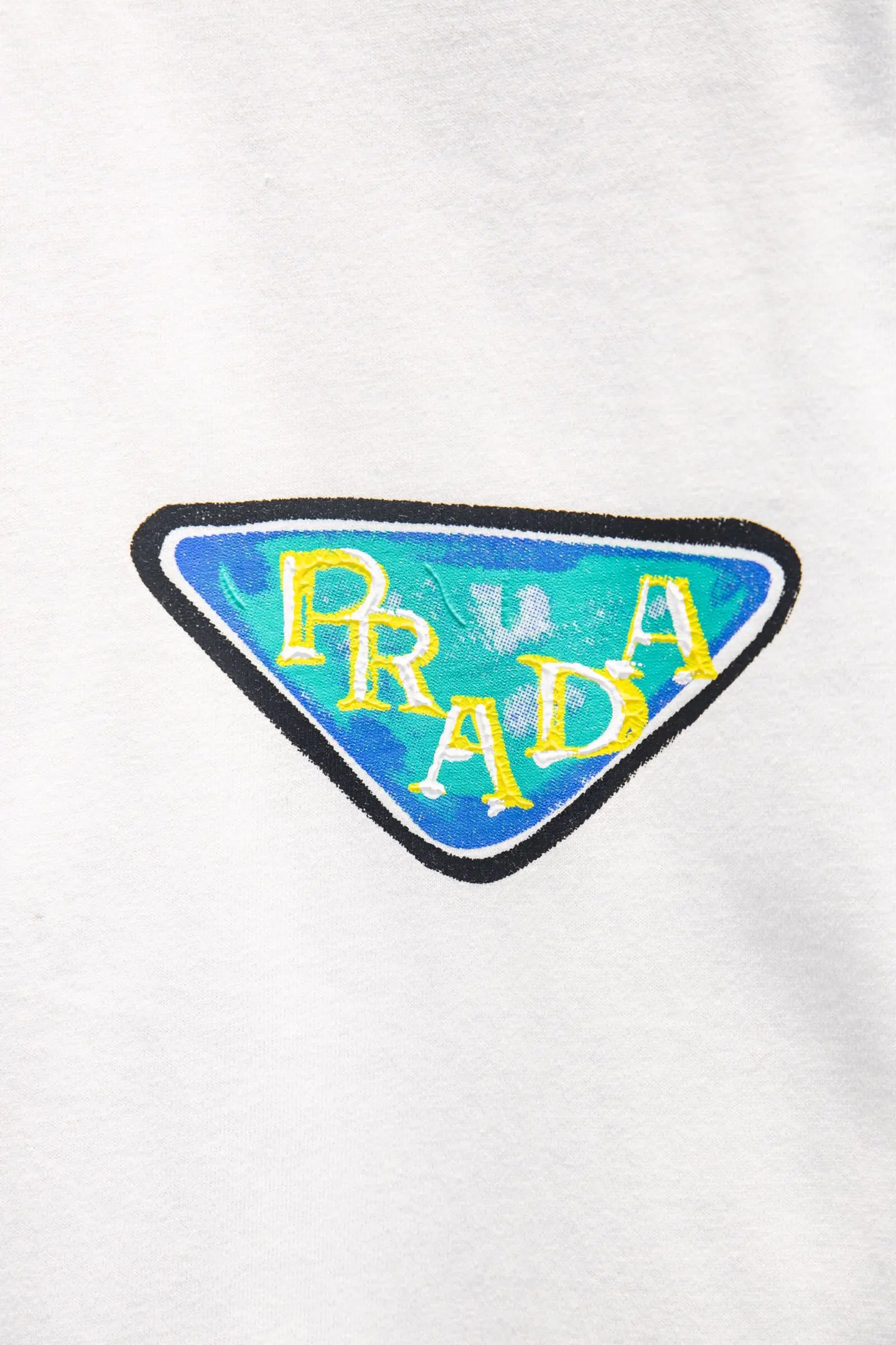 Logo-Print Distressed Cotton T-Shirt D12515071 — view 4