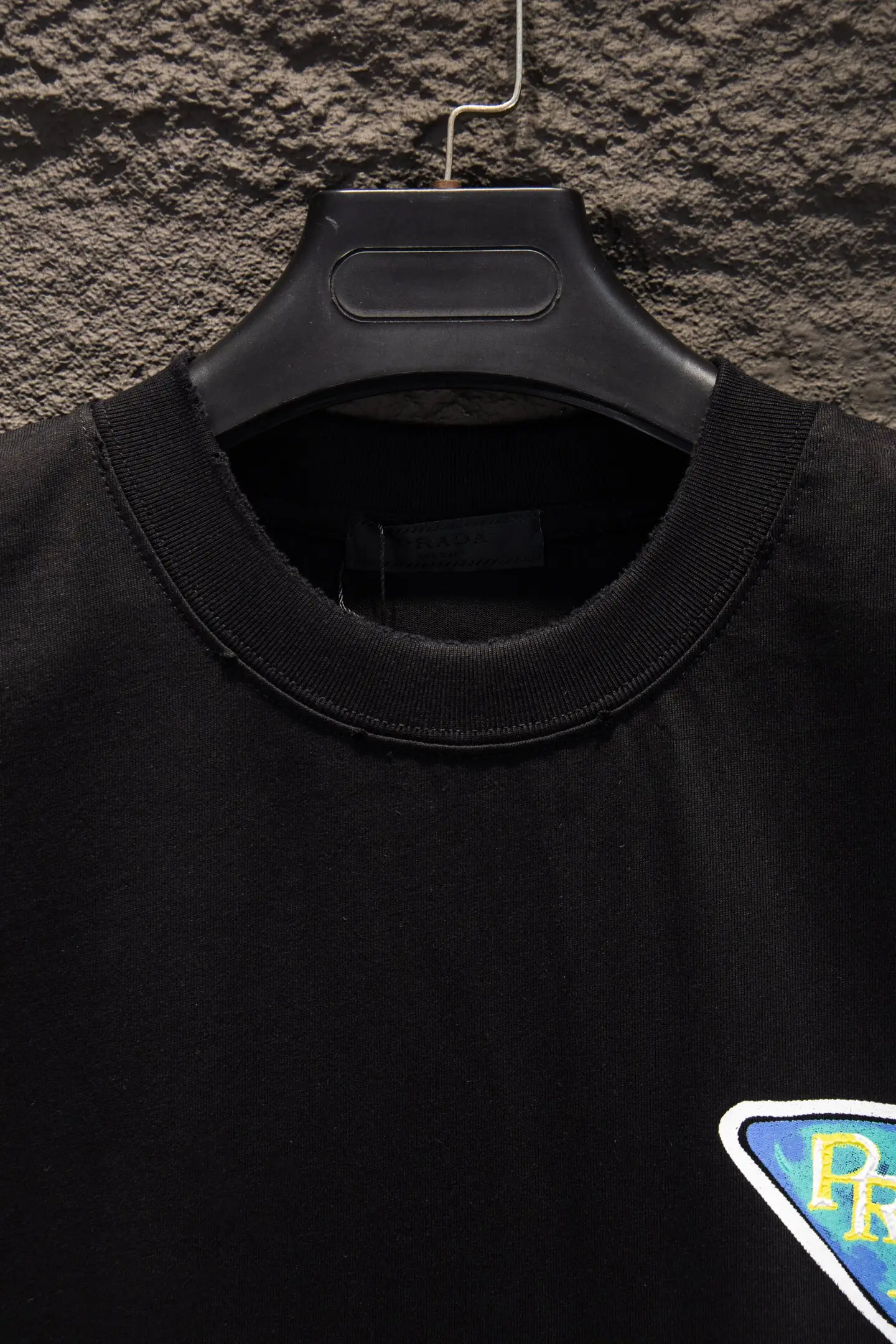 Graffiti Logo Oversized Cotton T-Shirt D12515072 — view 3