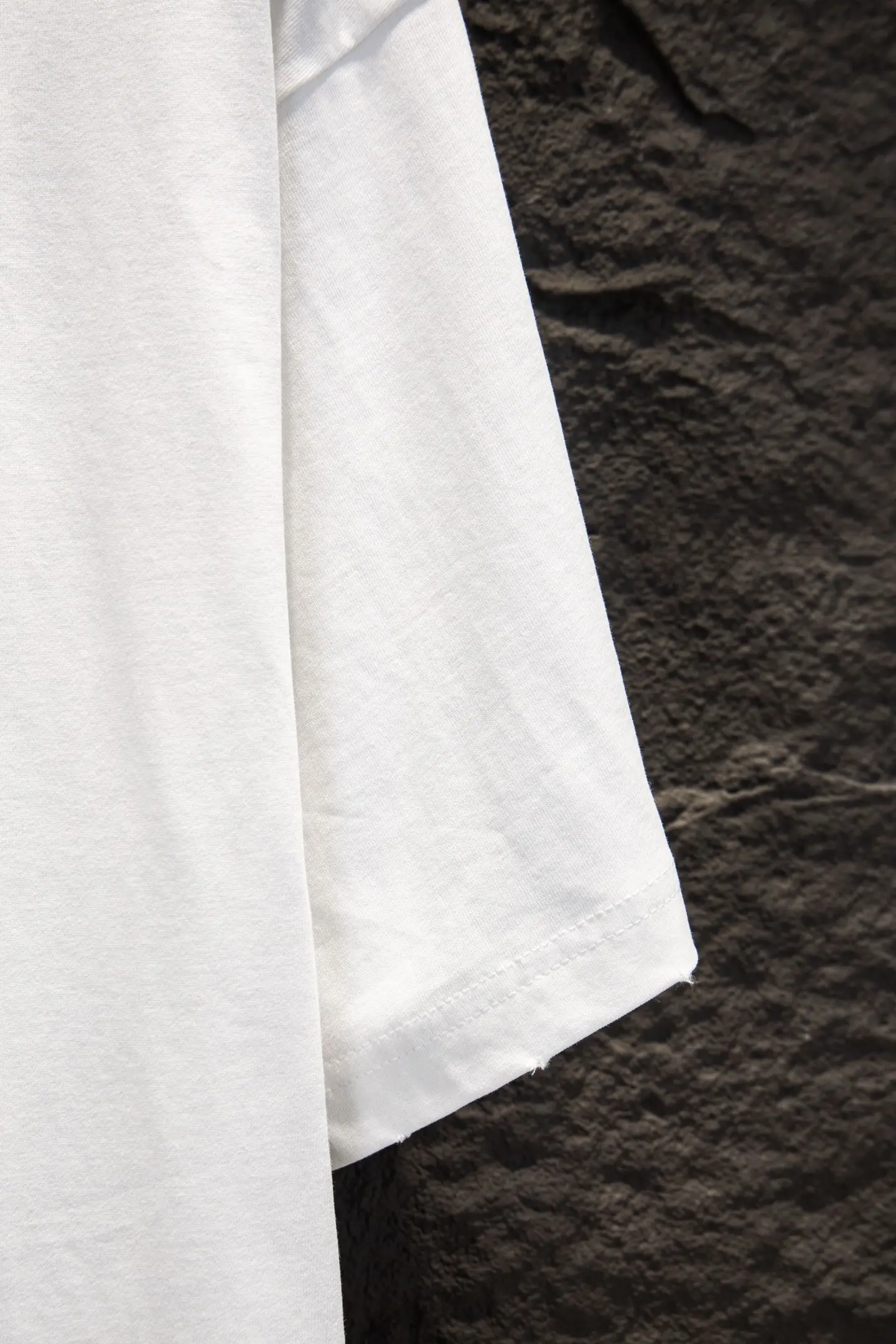 Logo-Print Flocked Cotton T-Shirt D12515069 — view 6