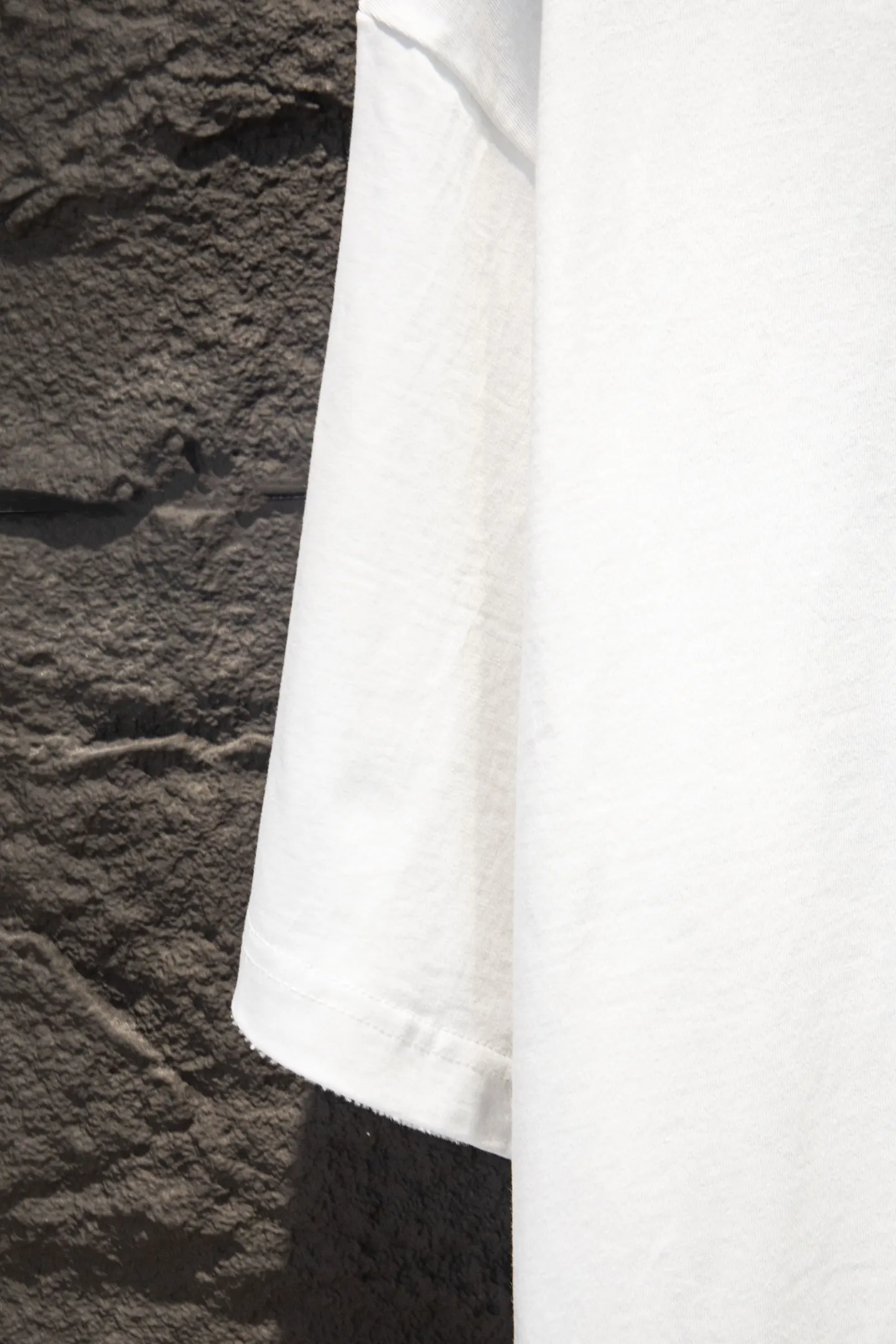 Distressed Embroidered Cotton T-Shirt D12515067 — view 7