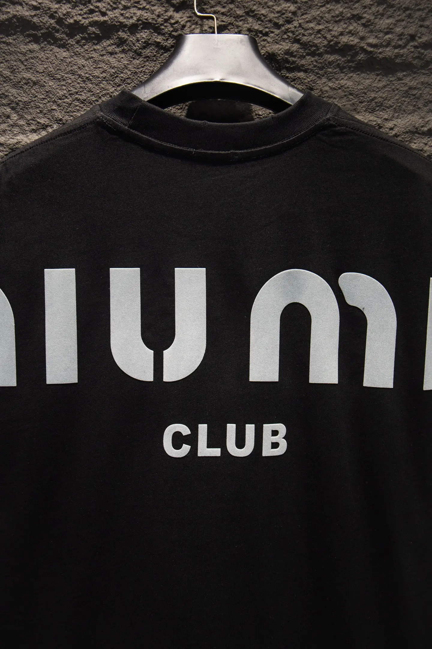 Logo-Print Flocked Cotton-Jersey T-Shirt D11915062 — view 5