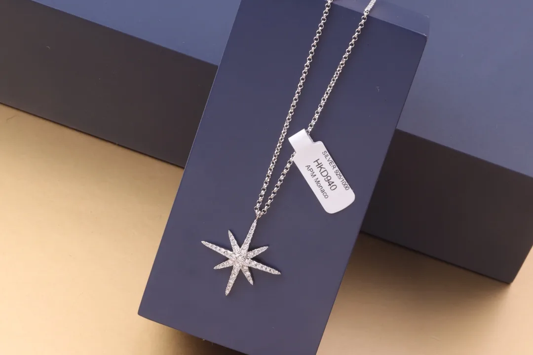 Météorites Star Pendant Necklace (Sterling Silver) D16017463