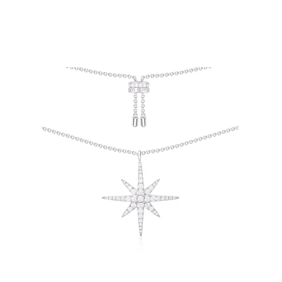 Météorites Star Pendant Necklace (Sterling Silver) D16017463 — view 2