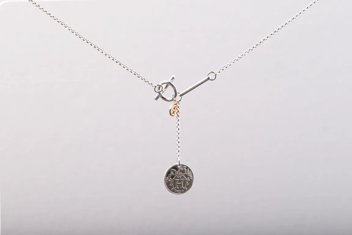 Confettis Coin Pendant Necklace (Sterling Silver) D19517720