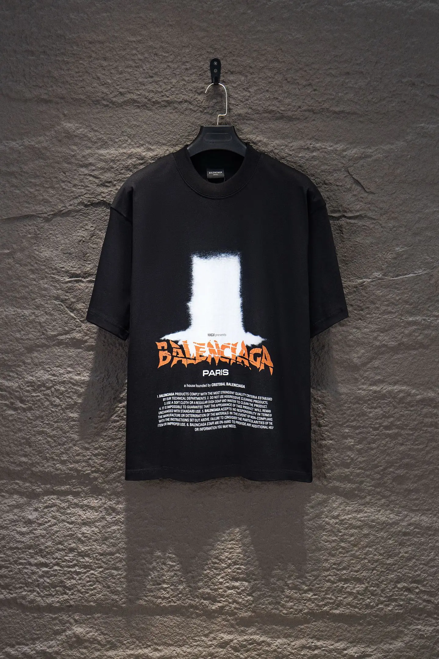 Oversized Graphic Print Cotton T-Shirt D10022955