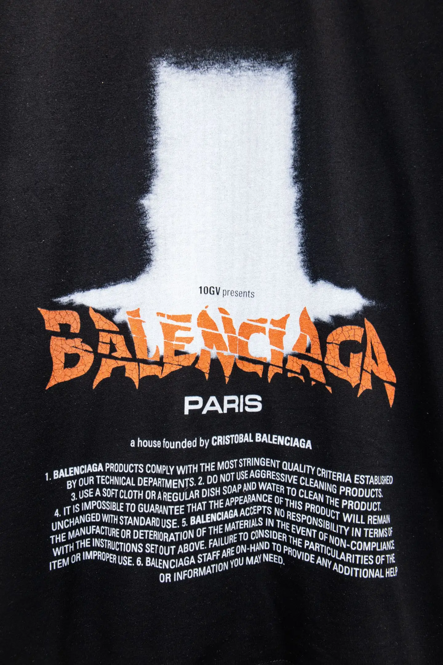 Oversized Graphic Print Cotton T-Shirt D10022955 — view 4