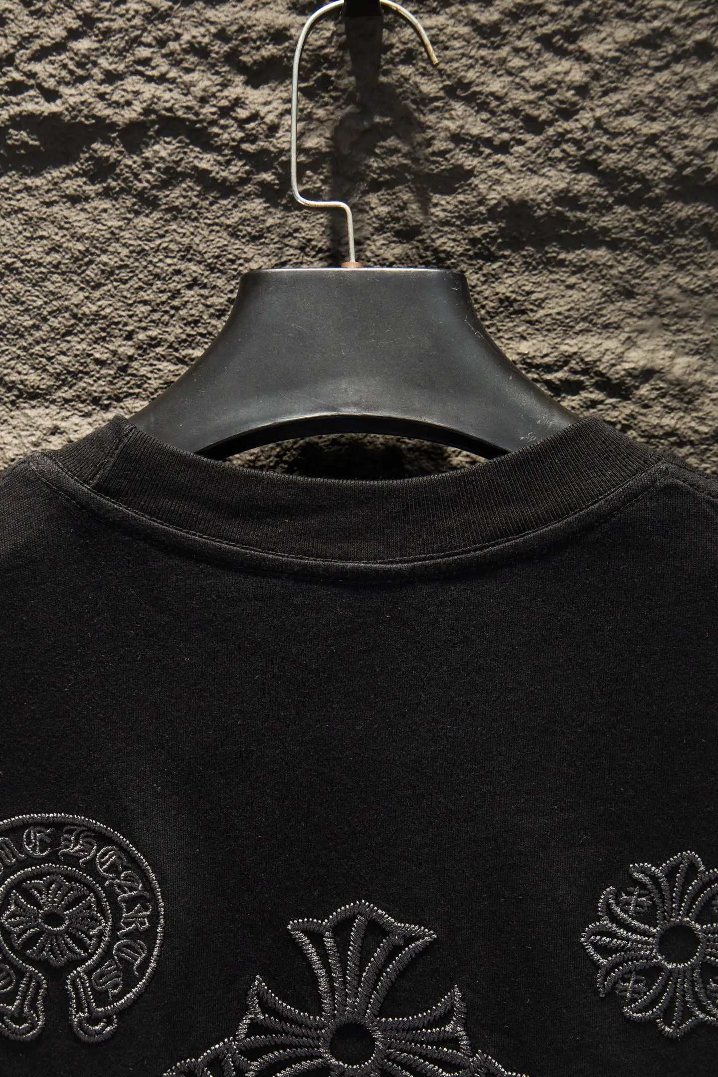 Embroidered Oversized Washed Cotton T-Shirt D11522925 — view 6