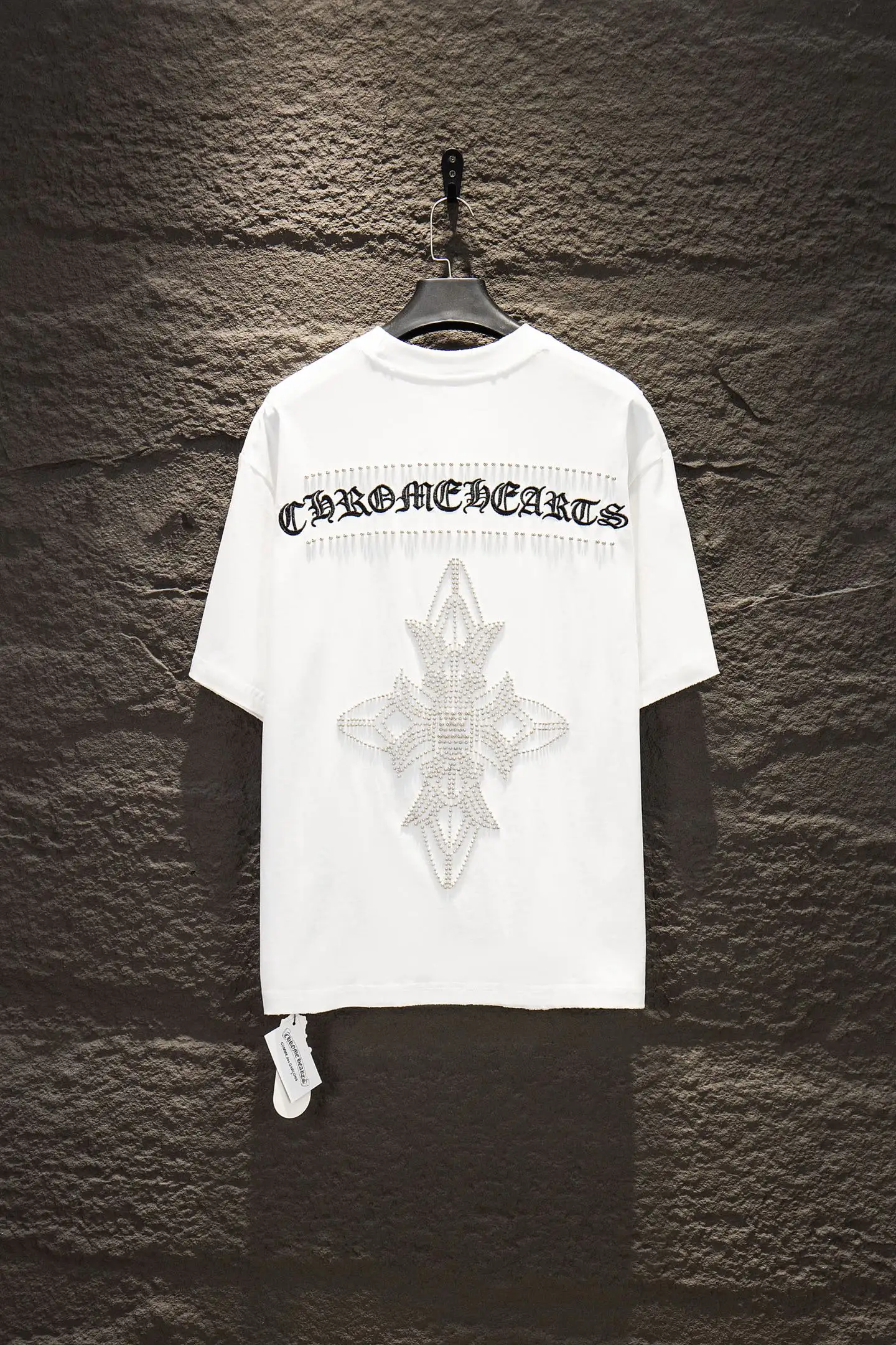Embroidered Oversized Cotton T-Shirt D12922922 — view 2