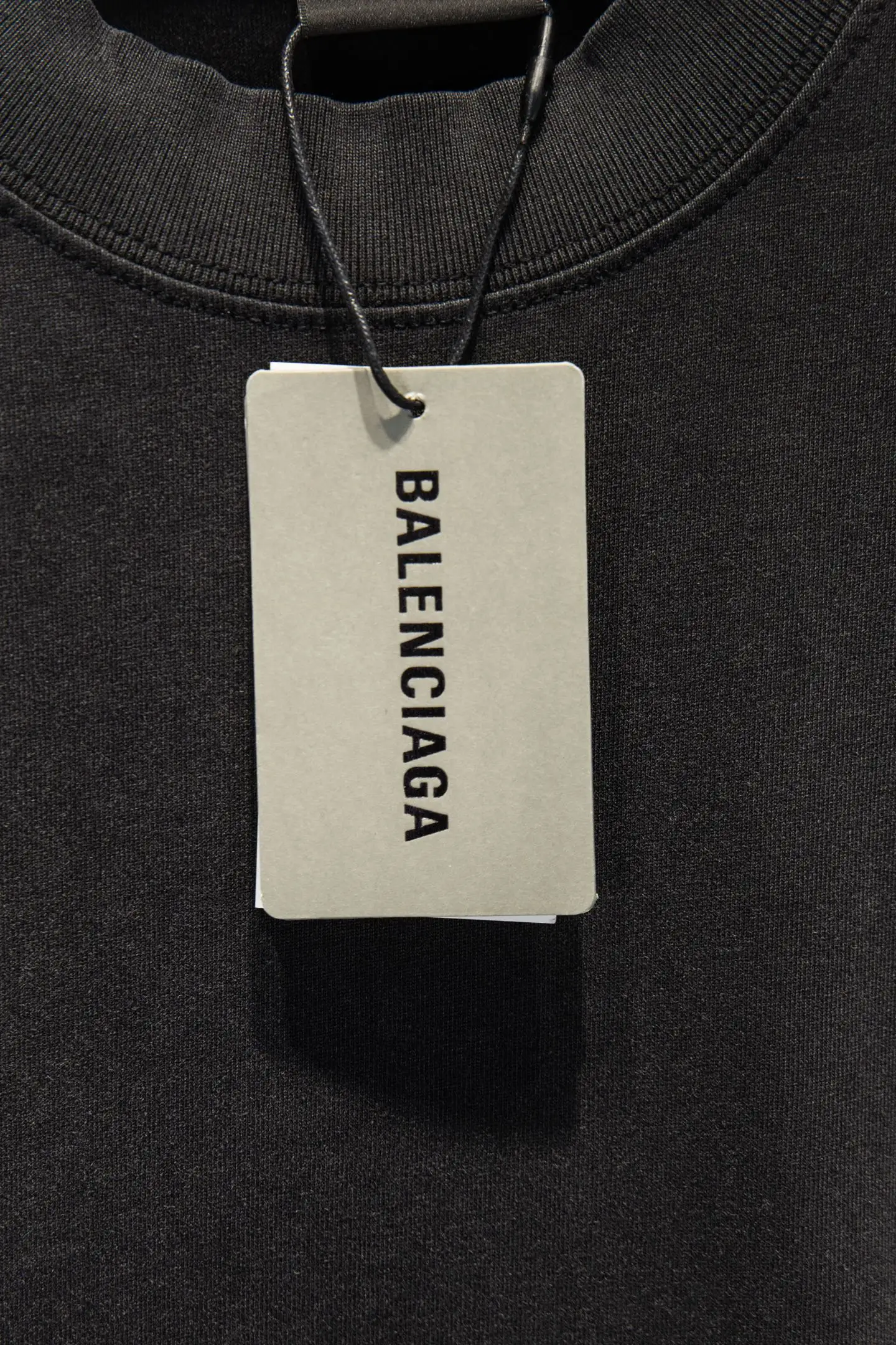 Oversized Washed Cotton T-Shirt with Logo Tape D9922958 — view 8
