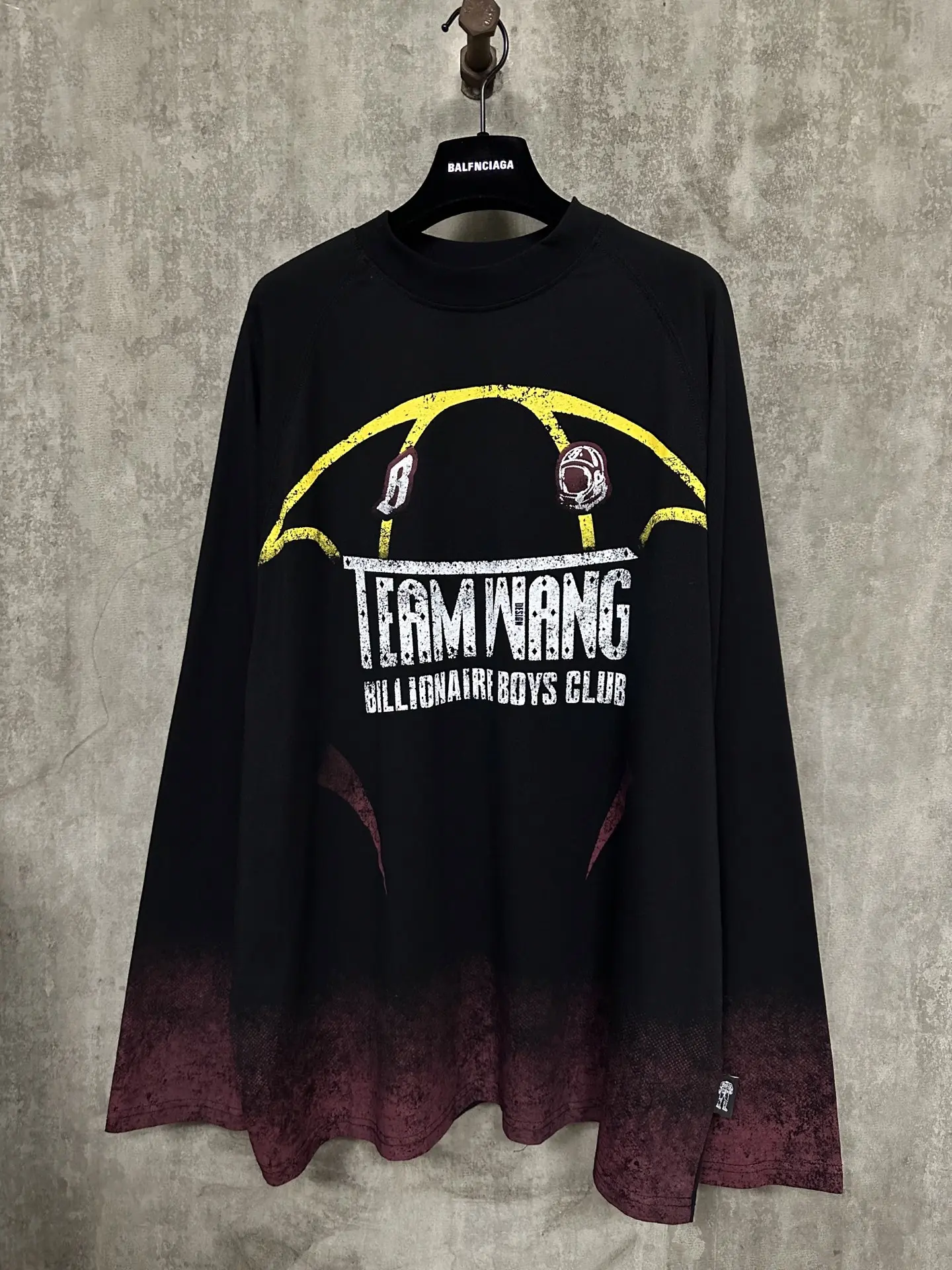 TEAM WANG design x BBC Gradient Long-Sleeve T-Shirt D16011941