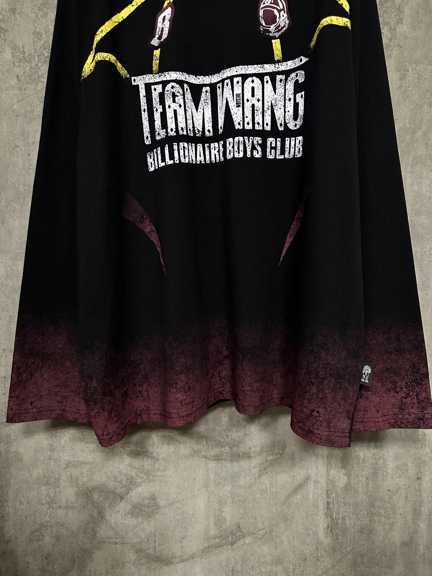 TEAM WANG design x BBC Gradient Long-Sleeve T-Shirt D16011941 — view 4