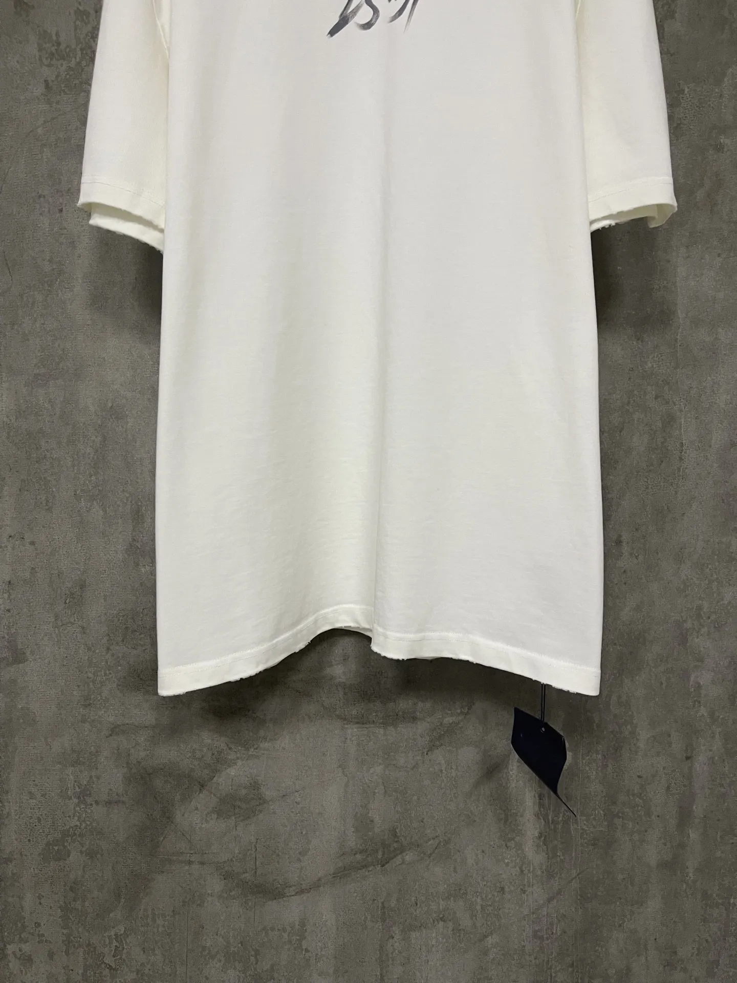 Hand-Painted Logo Heavyweight Cotton T-Shirt D17011936 — view 4