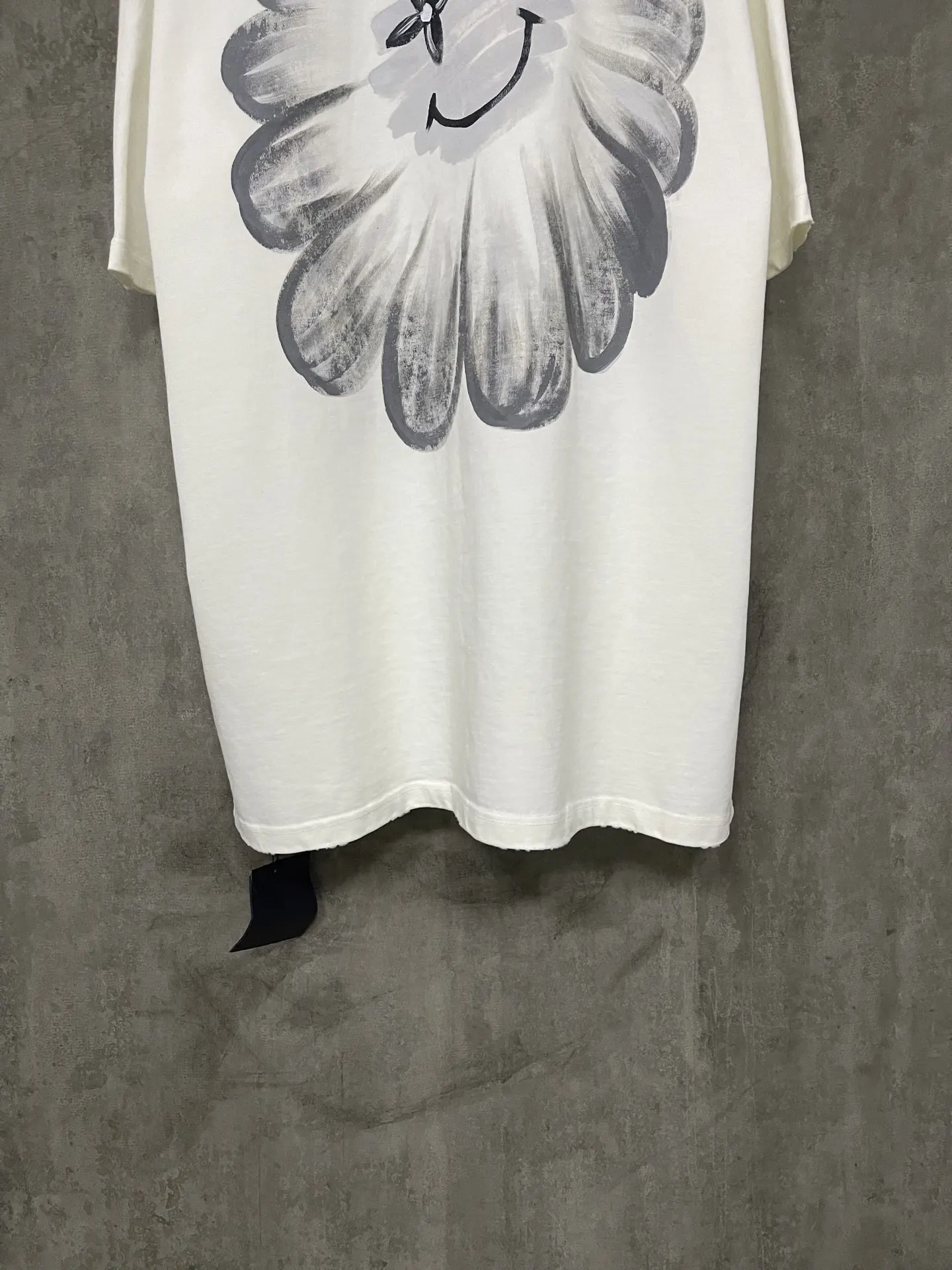 Hand-Painted Logo Heavyweight Cotton T-Shirt D17011936 — view 6
