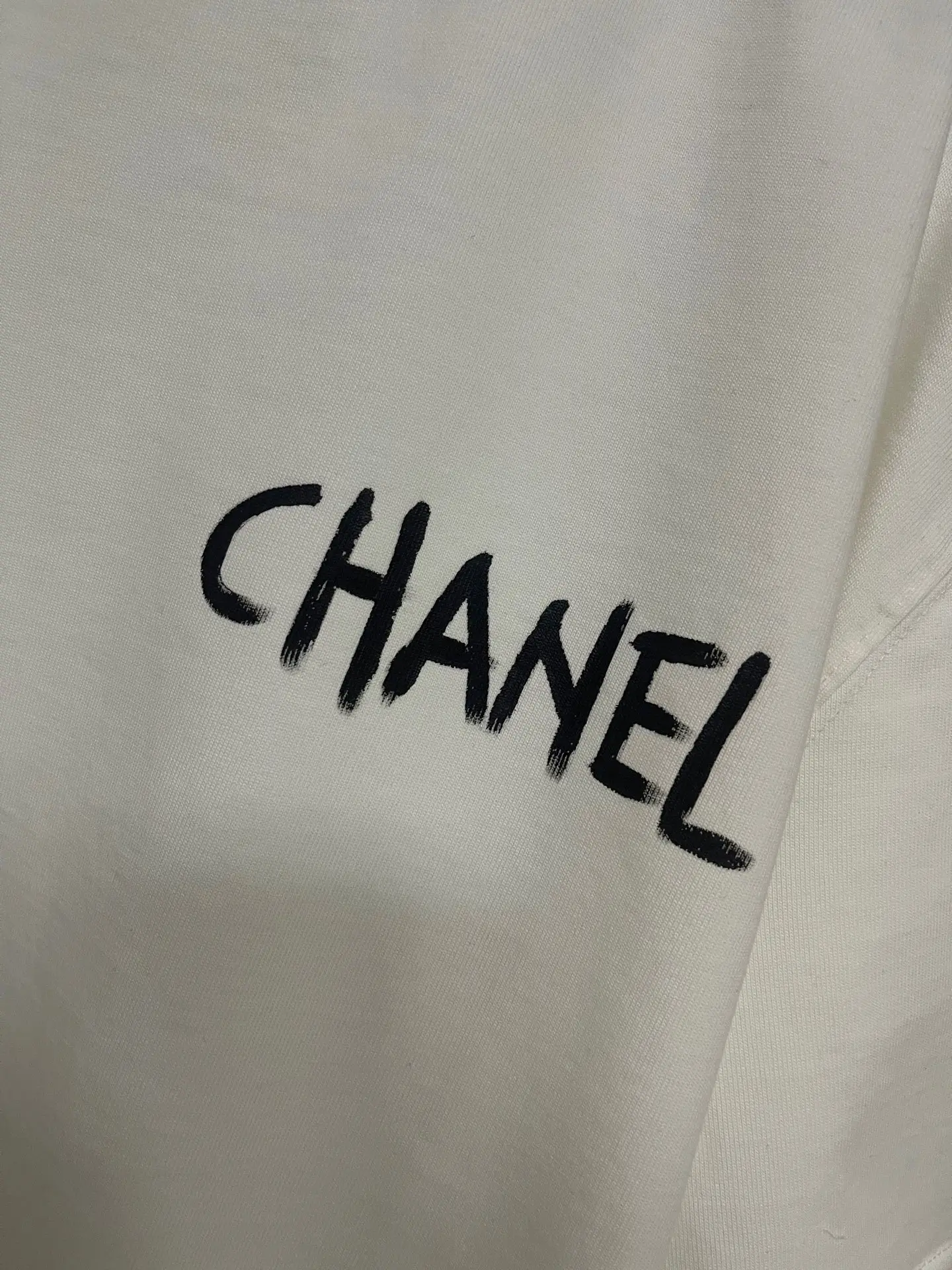 Hand-Painted Logo Heavyweight Cotton T-Shirt D17011940 — view 7