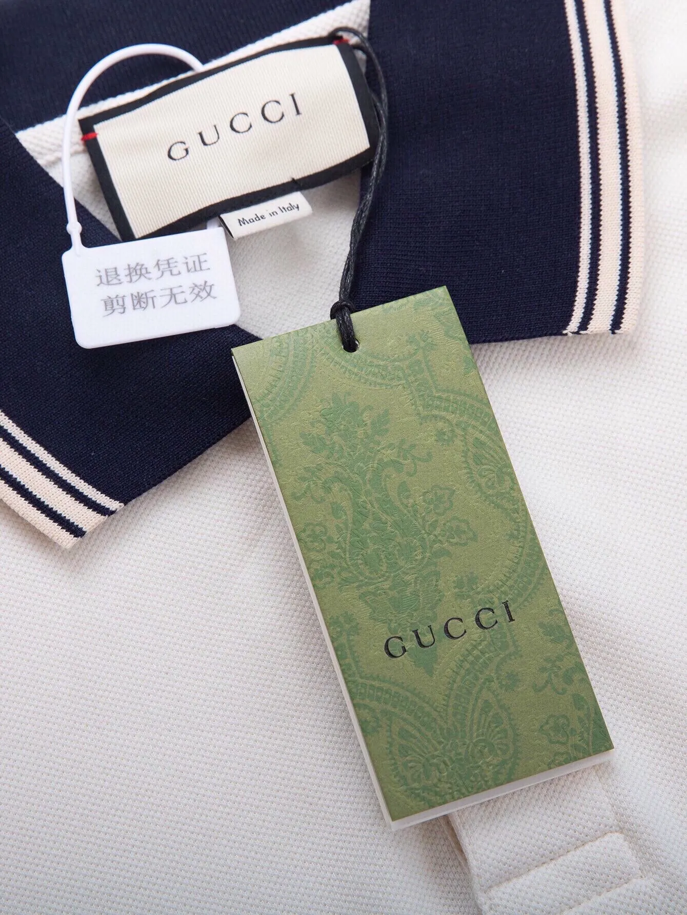 Interlocking G Cotton-Piqué Polo Shirt D6515990 — view 7
