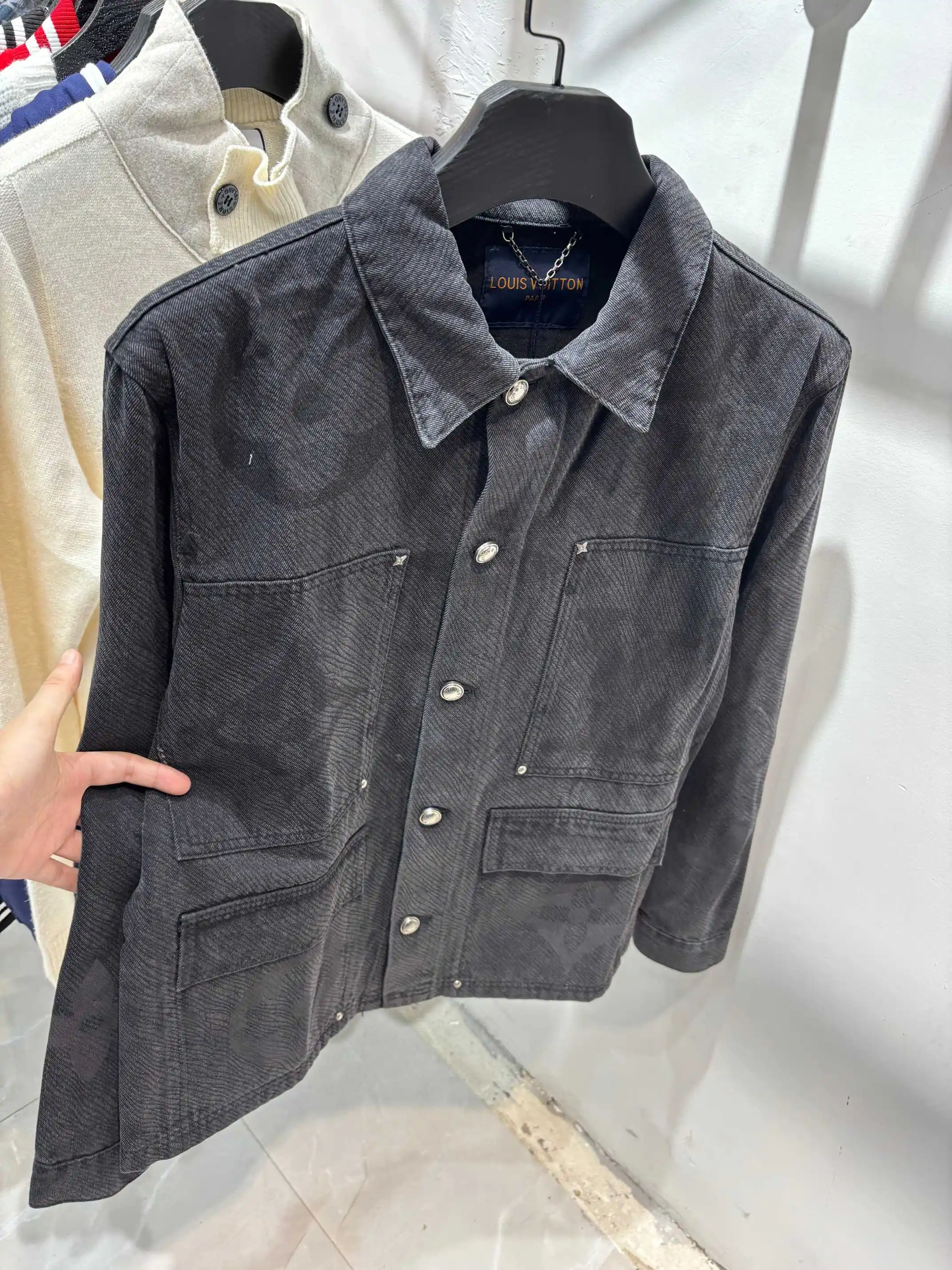Monogram Gradient Washed Denim Jacket D16513444 — view 2